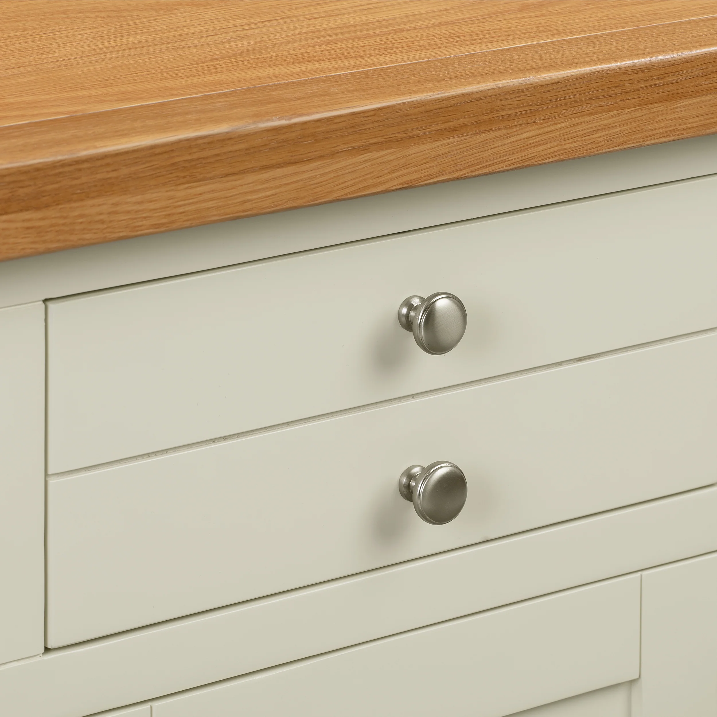 Cambridge Classic Cream Painted Oak 3 Door 3 Drawer Sideboard - Image 6