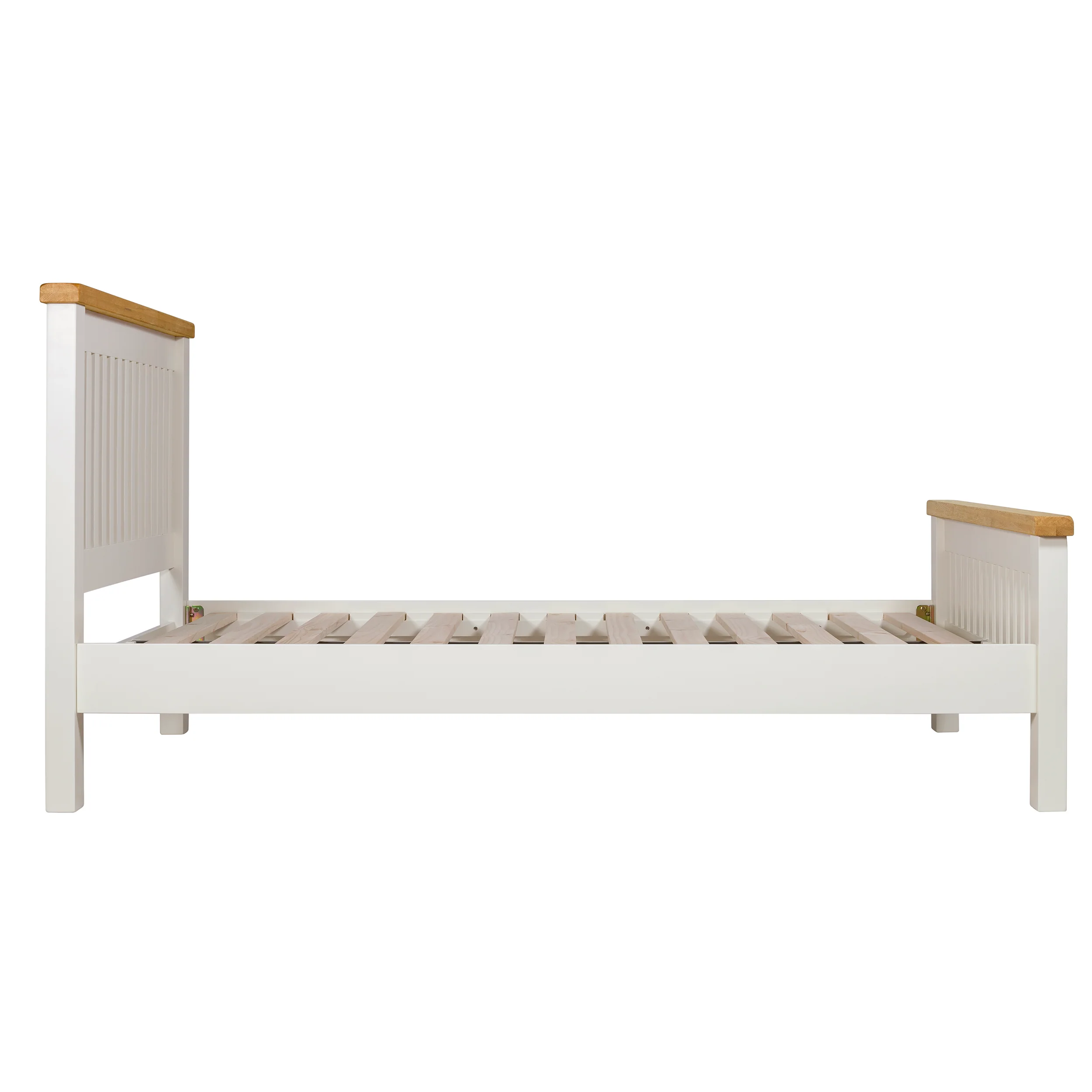 Cambridge Classic Cream Painted Oak 4ft 6' Double Bed - Image 4