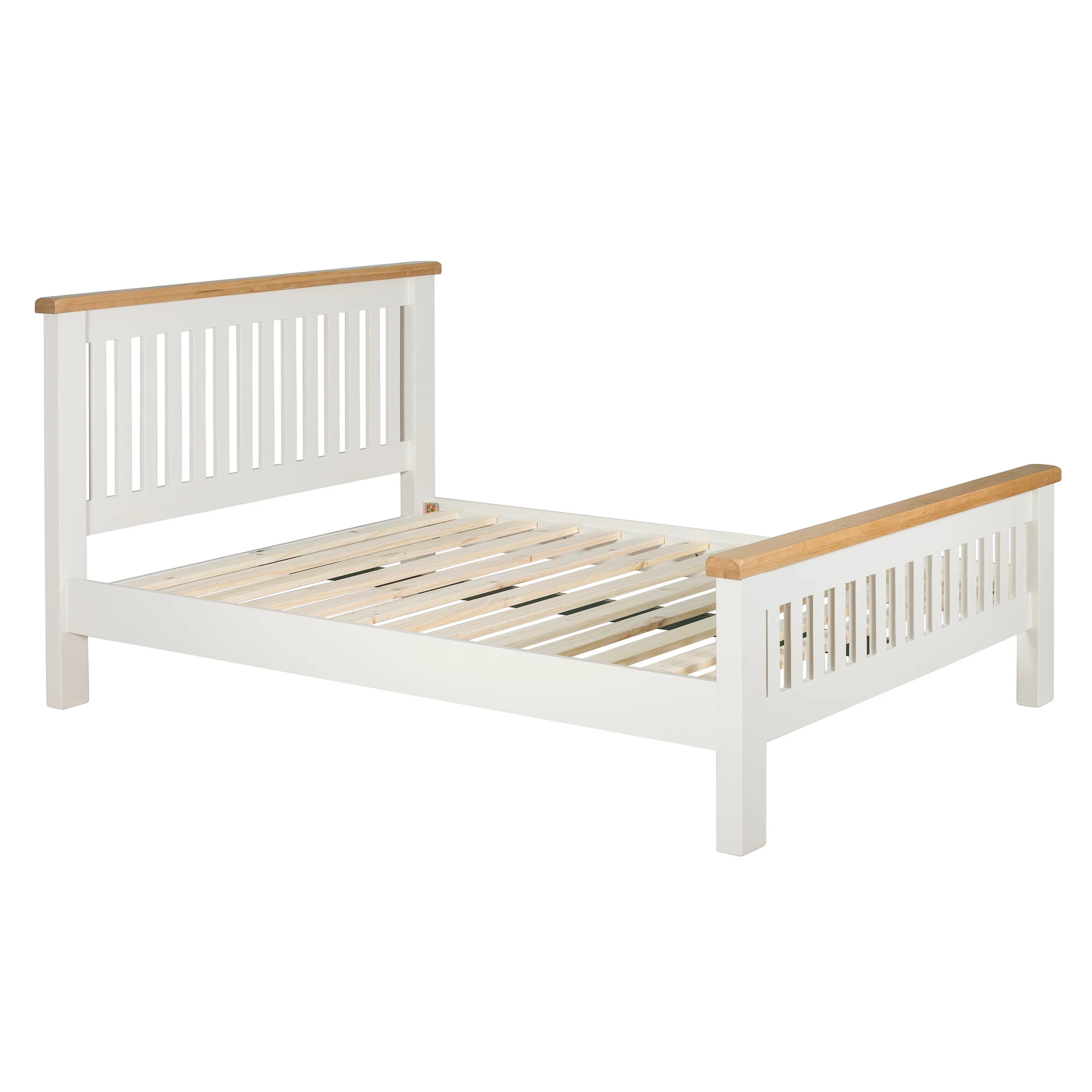 Cambridge Classic Cream Painted Oak 5ft Kingsize Bed - Image 3