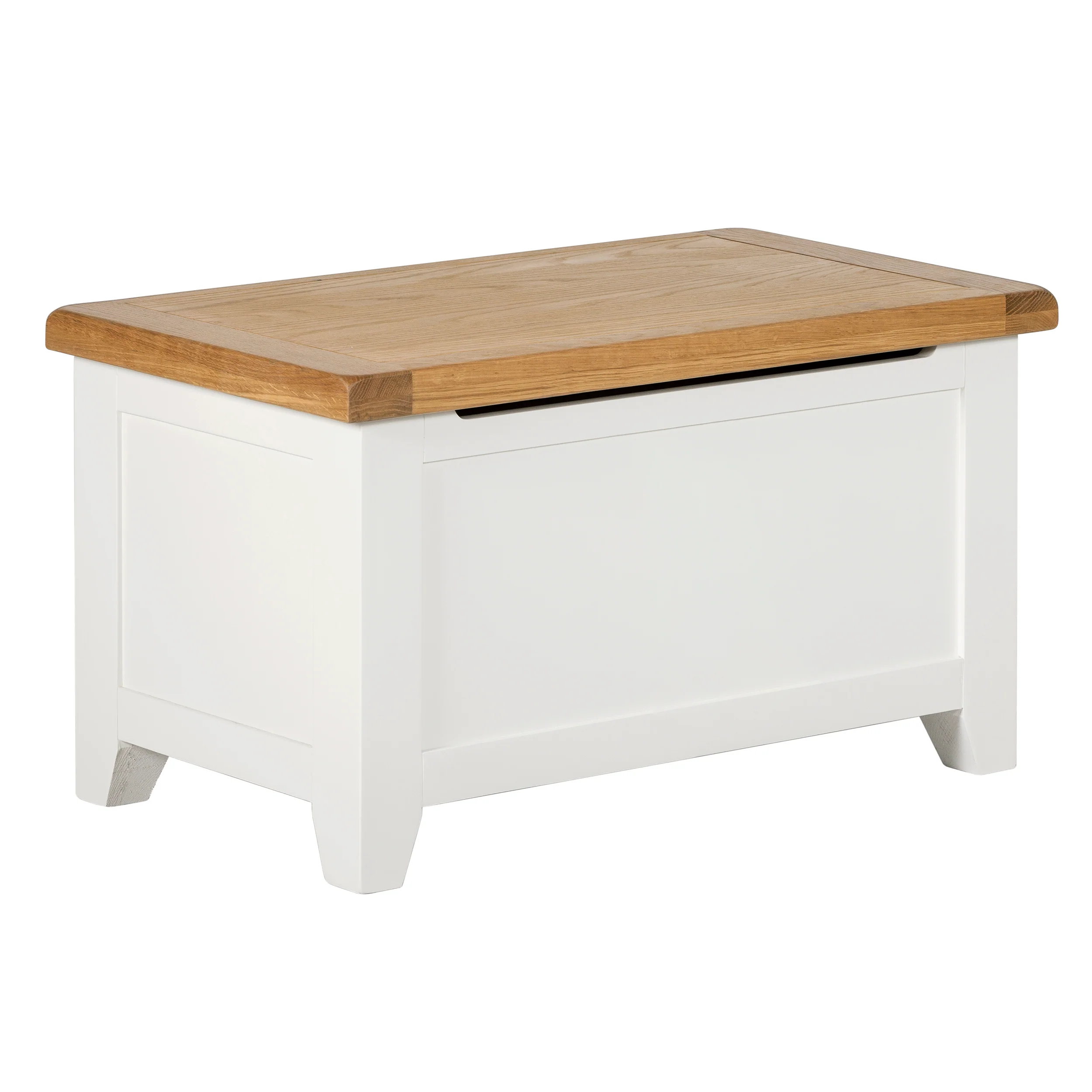 Cambridge Classic Cream Painted Oak Blanket Box - Image 3