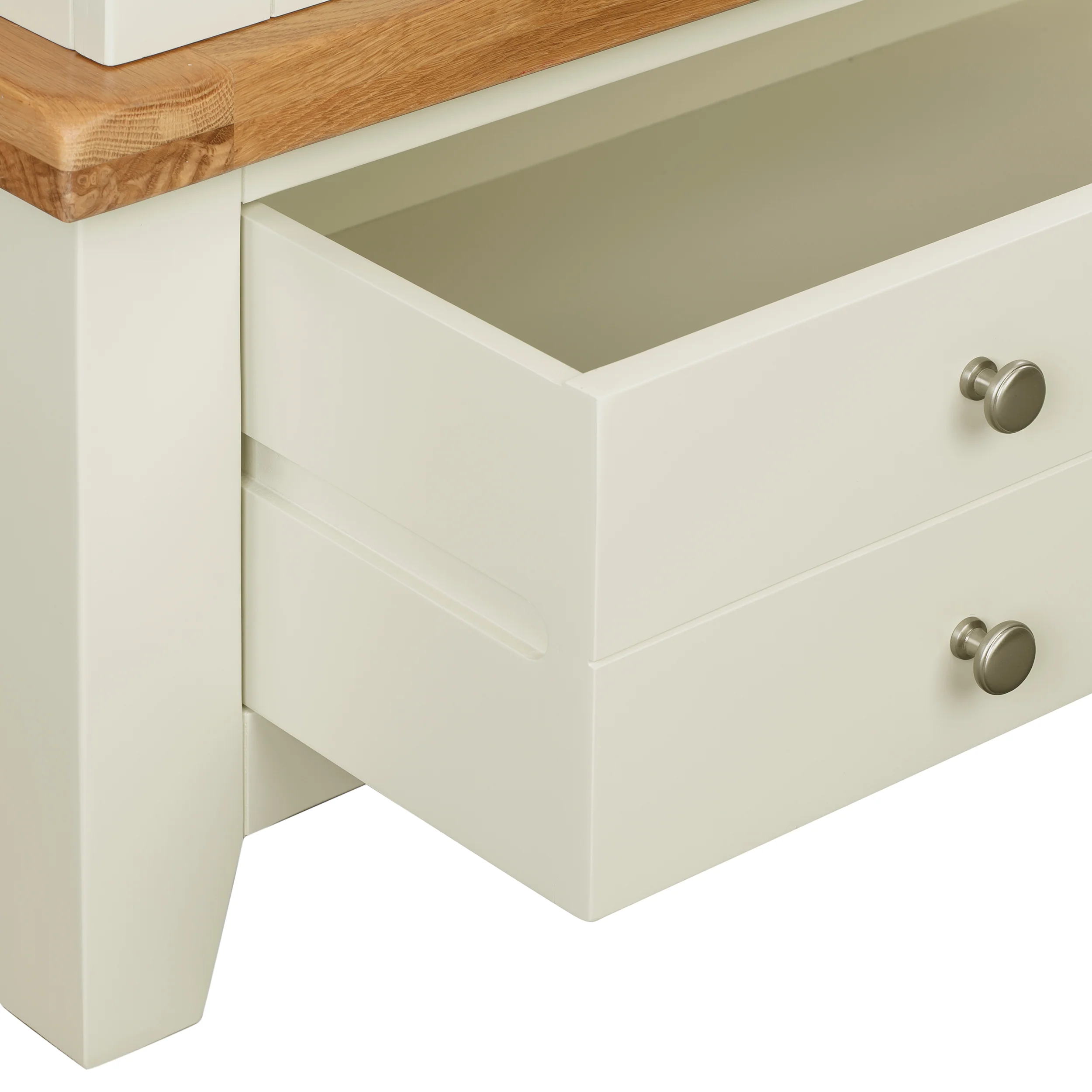 Cambridge Classic Cream Painted Oak Double Wardrobe - Image 6