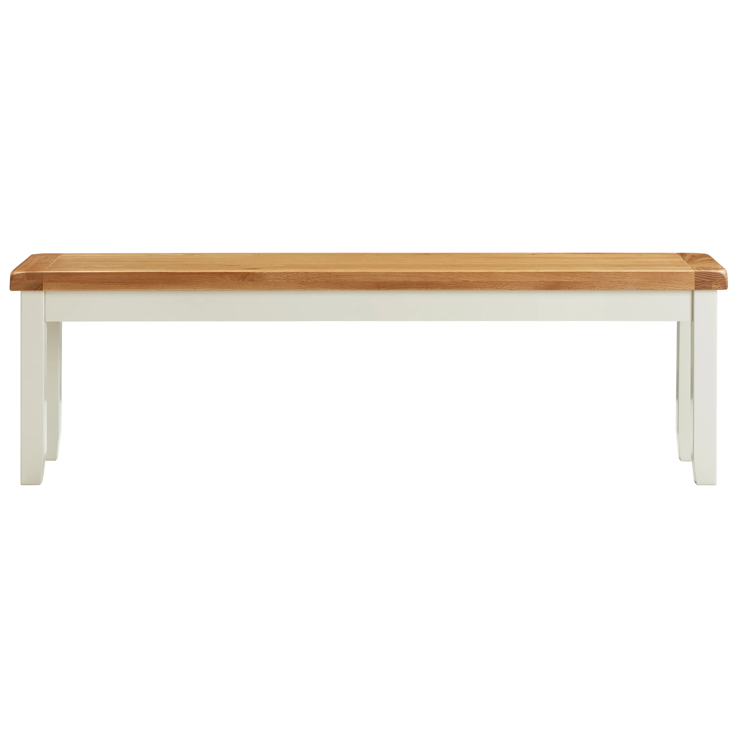 Cambridge Classic Cream Painted Oak Large Bench - Image 2