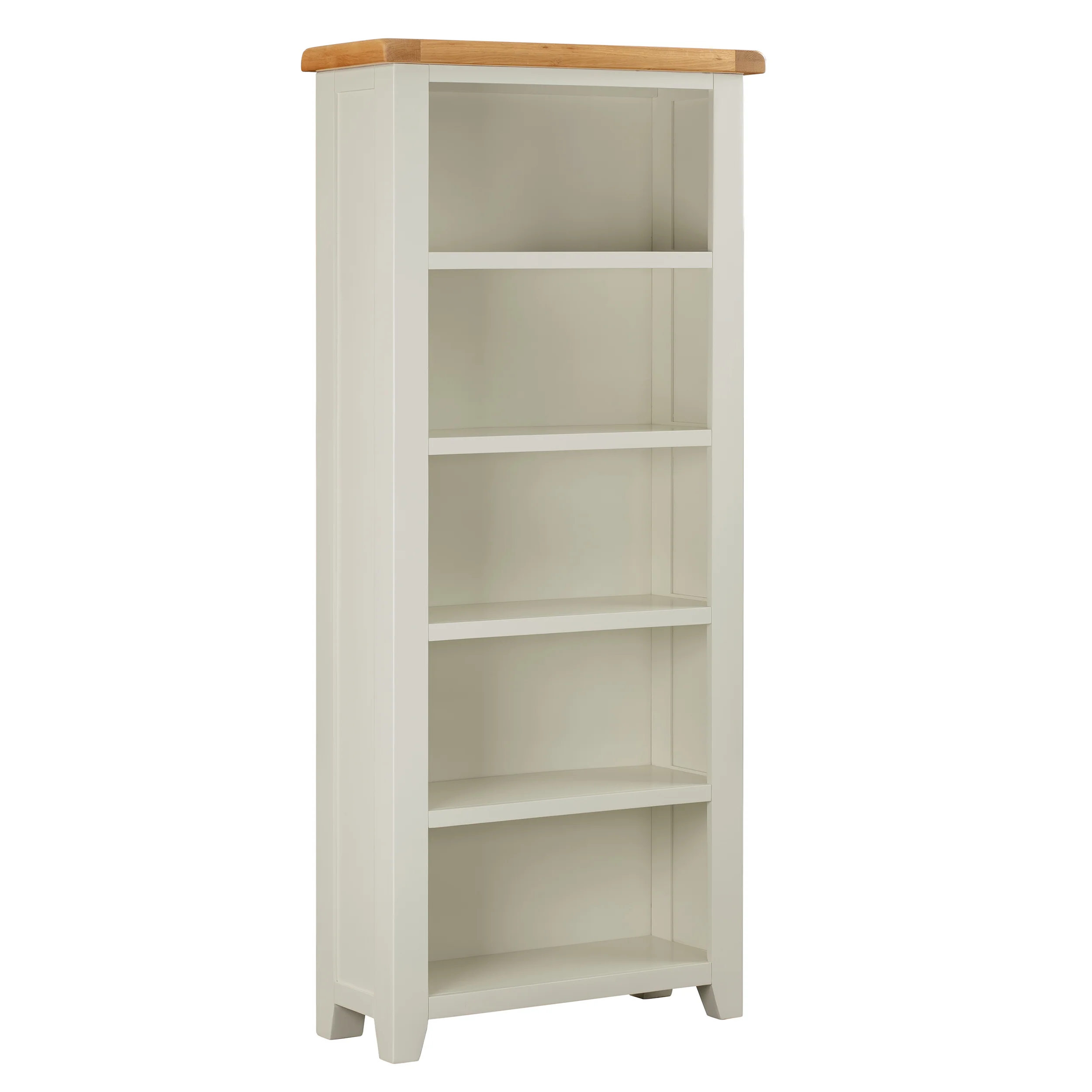 Cambridge Classic Cream Painted Oak Large Bookcase (1.8 m) - Image 3