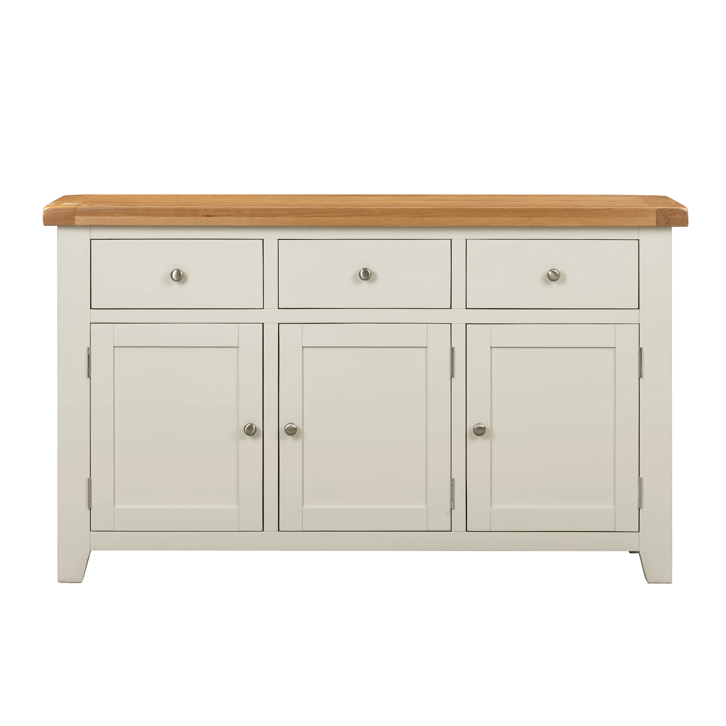 Cambridge Classic Cream Painted Oak Large Sideboard - Image 3