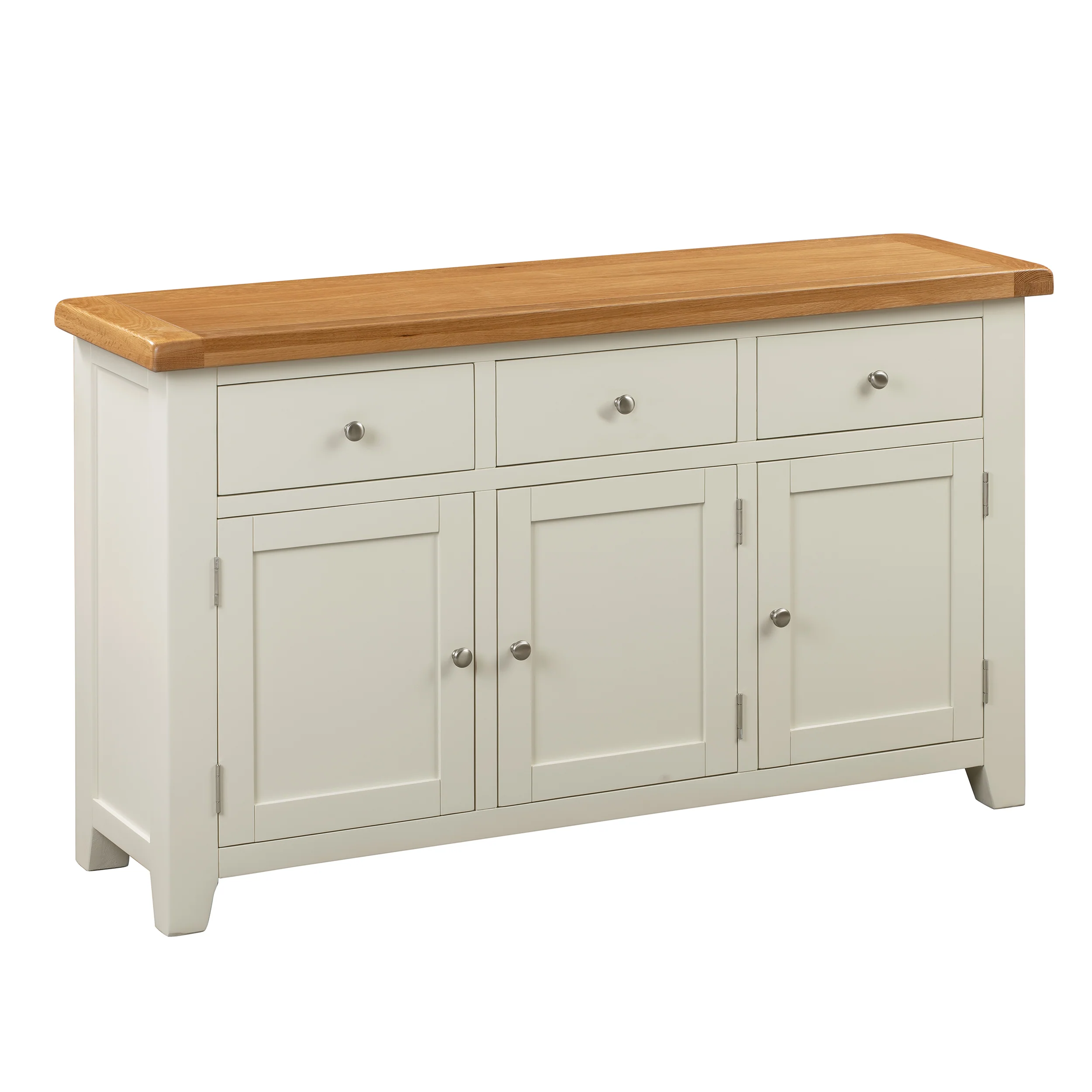 Cambridge Classic Cream Painted Oak Large Sideboard - Image 4