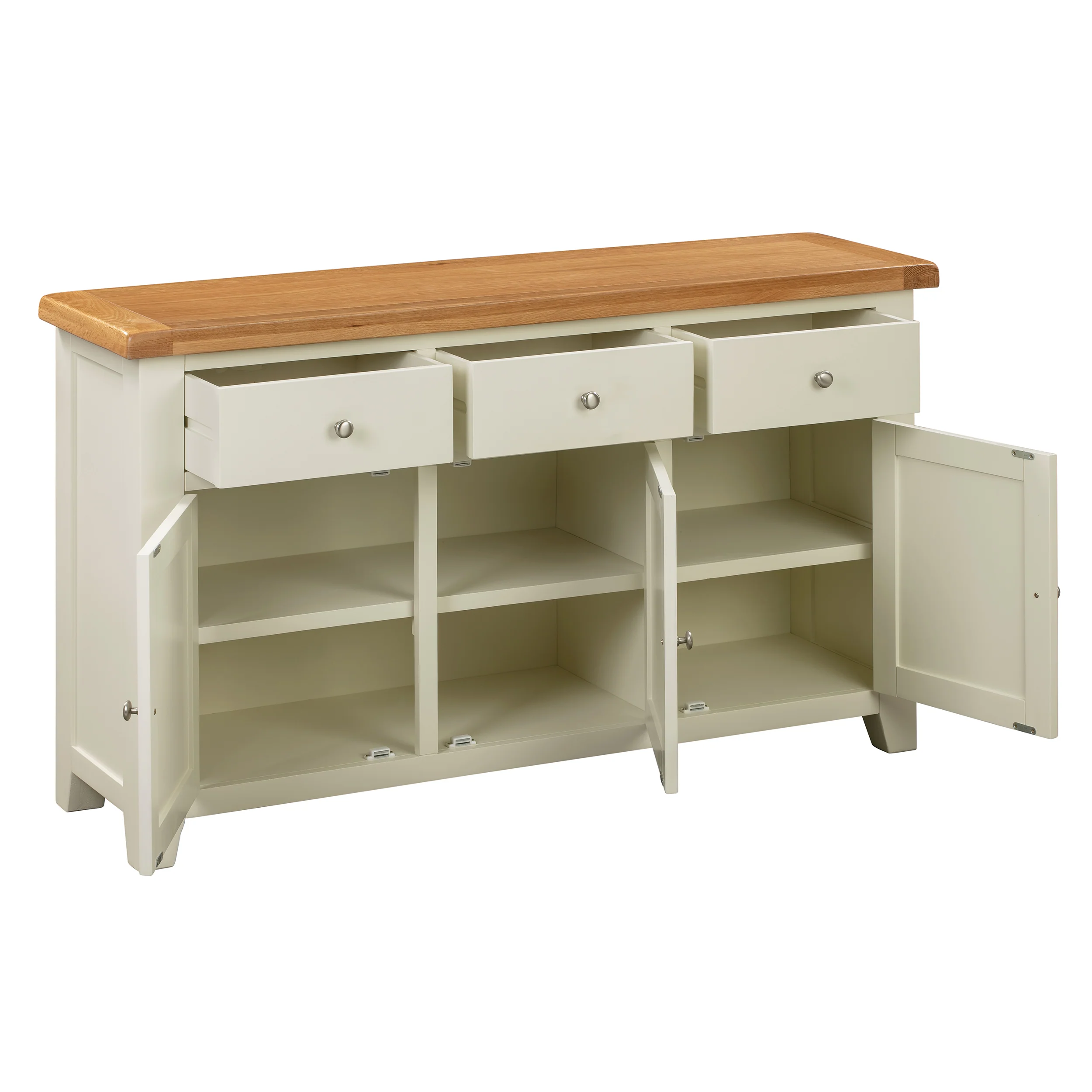 Cambridge Classic Cream Painted Oak Large Sideboard - Image 5