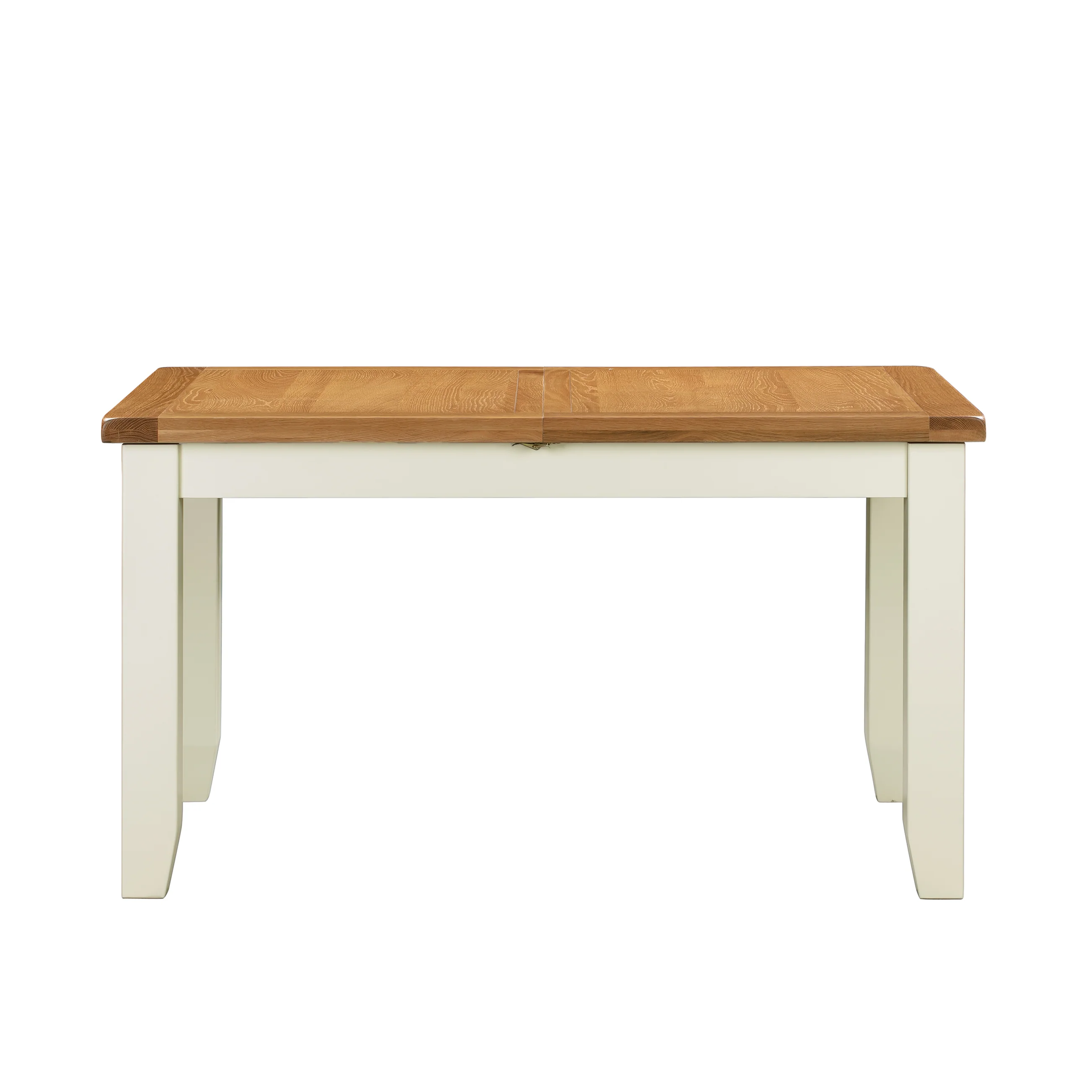 Cambridge Classic Cream Painted Oak Medium Extending Dining Table (1.4 m-1.8 m) - Image 3