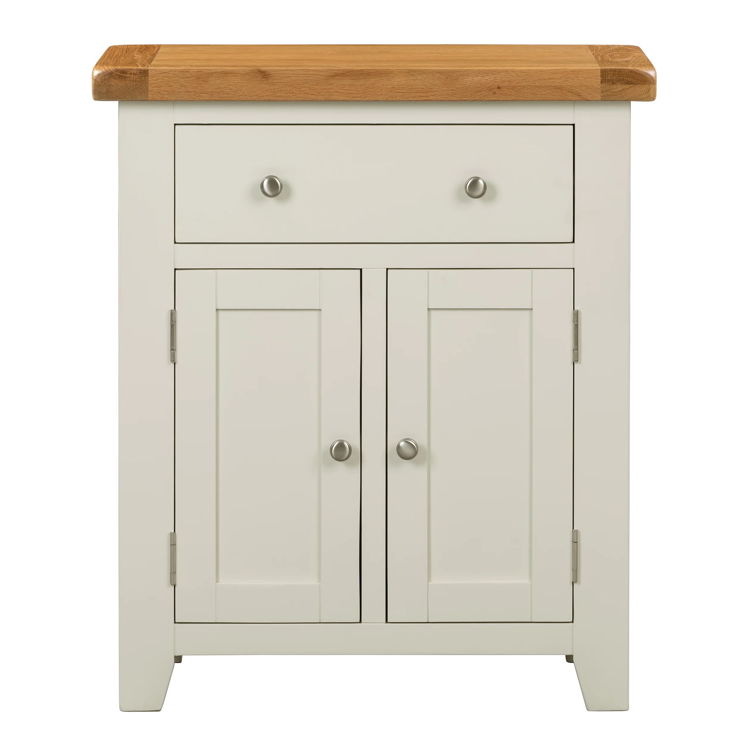 Cambridge Classic Cream Painted Oak Small 1 Drawer 2 Door Sideboard - Image 3