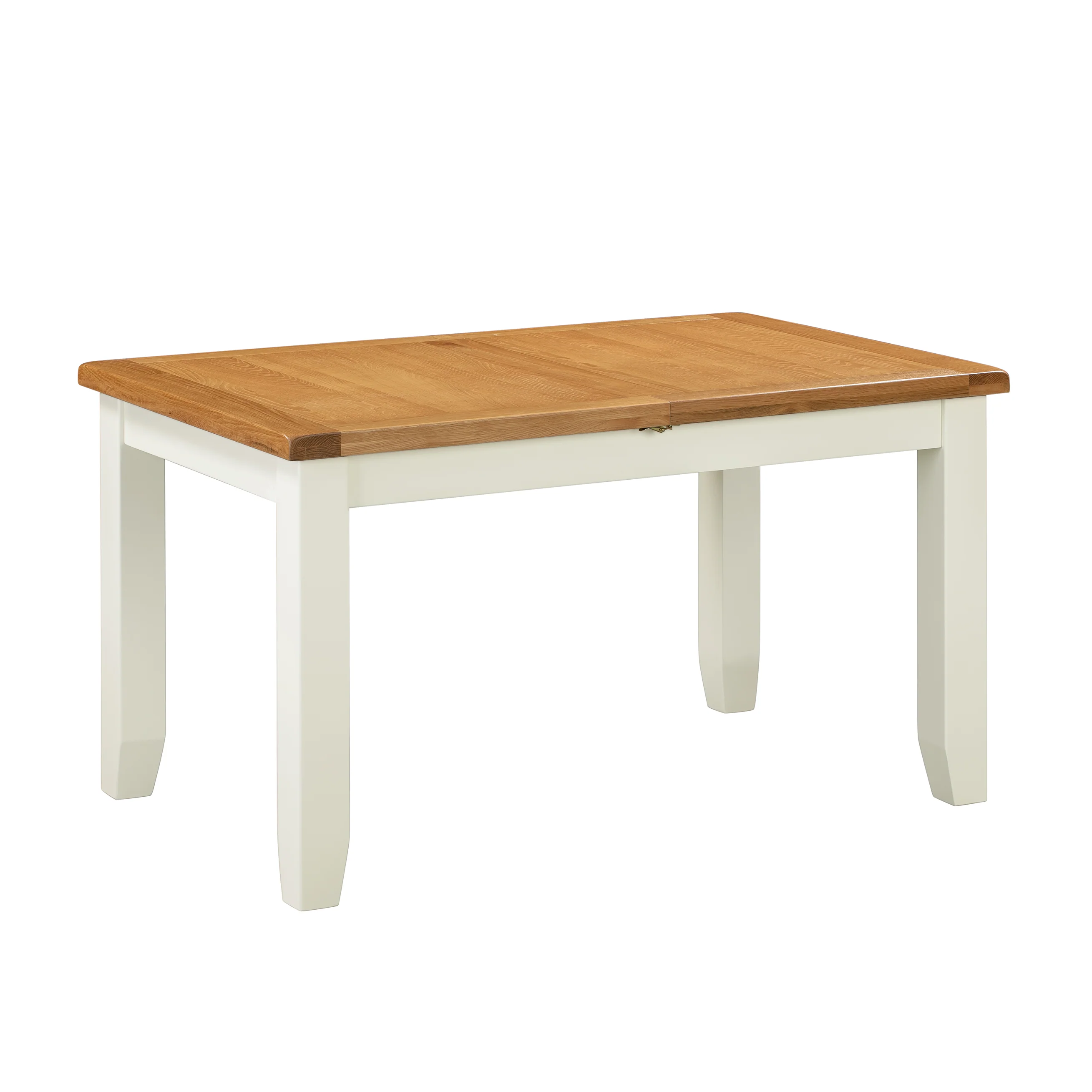 Cambridge Classic Cream Painted Oak Small Extending Dining Table (1.2 m-1.5 m) - Image 4