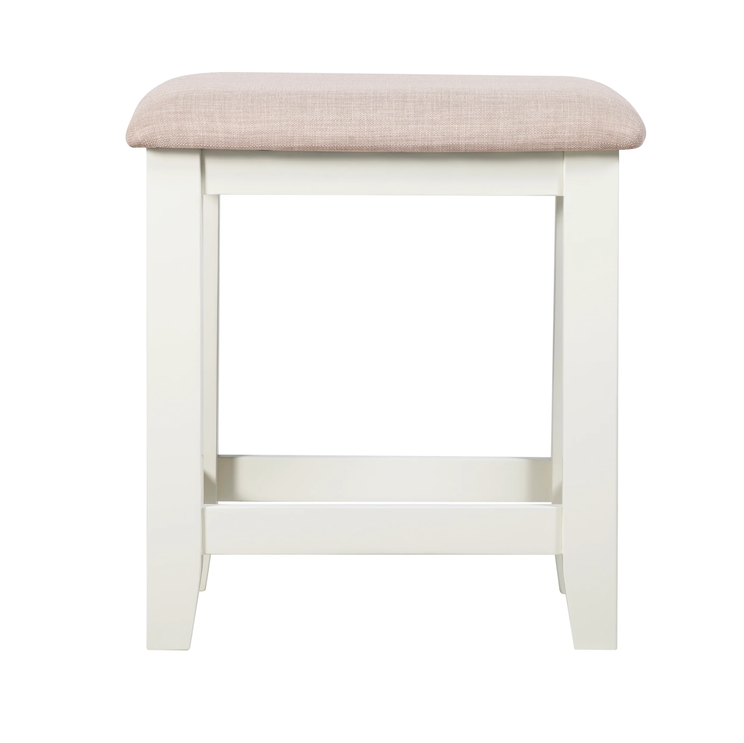 Cambridge Classic Cream Painted Oak Stool - Image 3