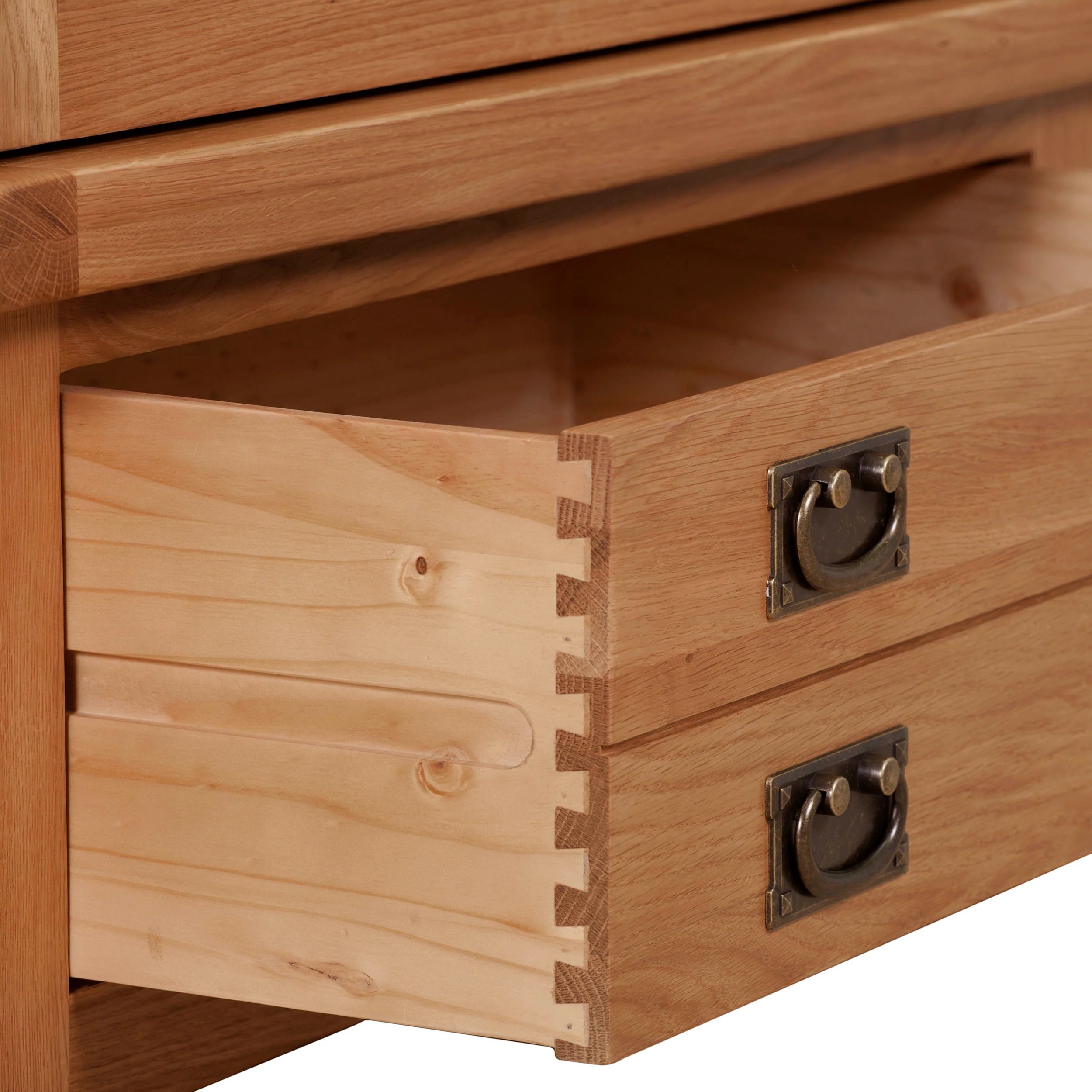 Cambridge Oak Double Wardrobe - Image 11