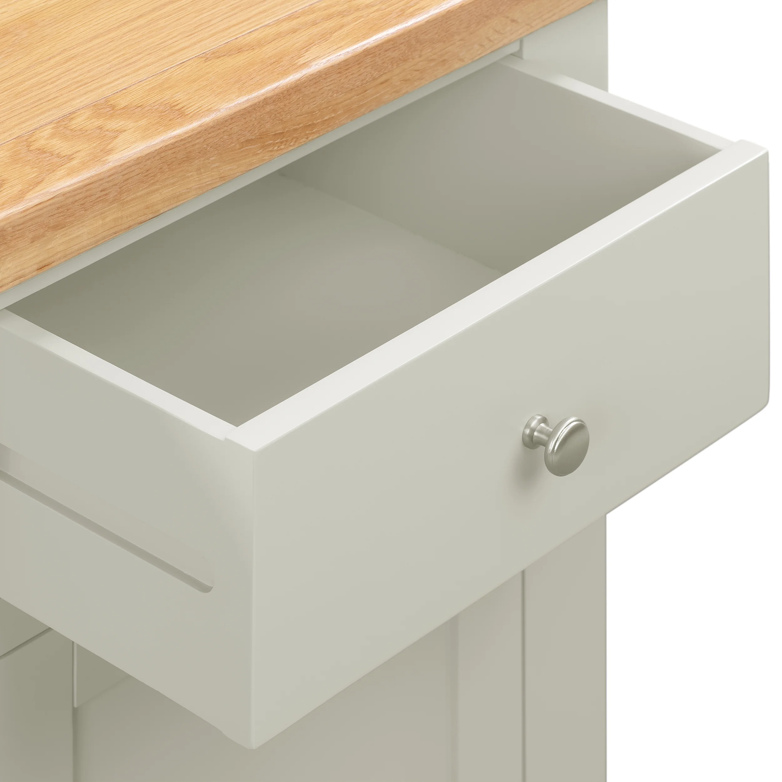 Cambridge Grey Painted Oak 2 Door 2 Drawer Sideboard - Image 5