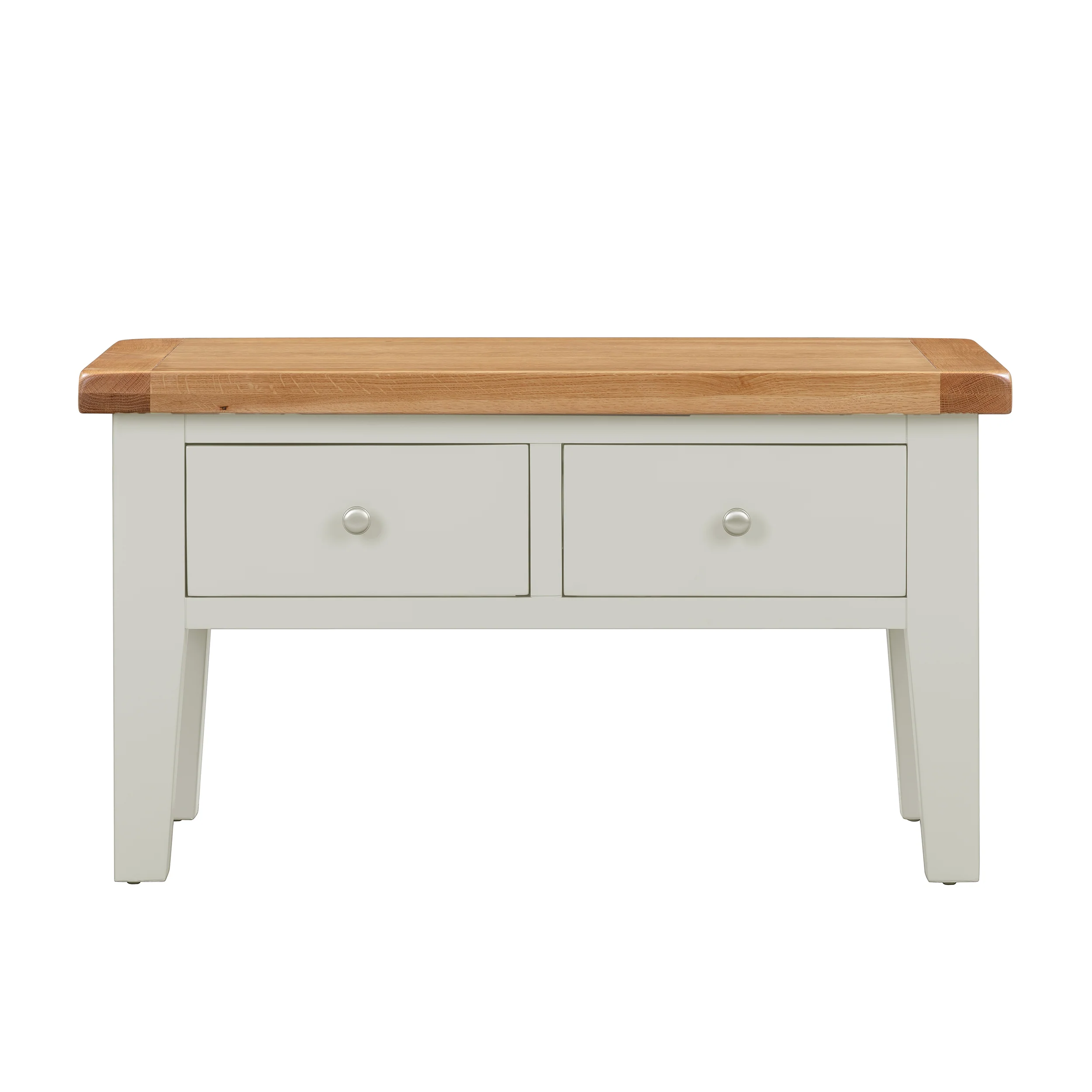 Cambridge Grey Painted Oak Coffee Table with Drawers - Image 3