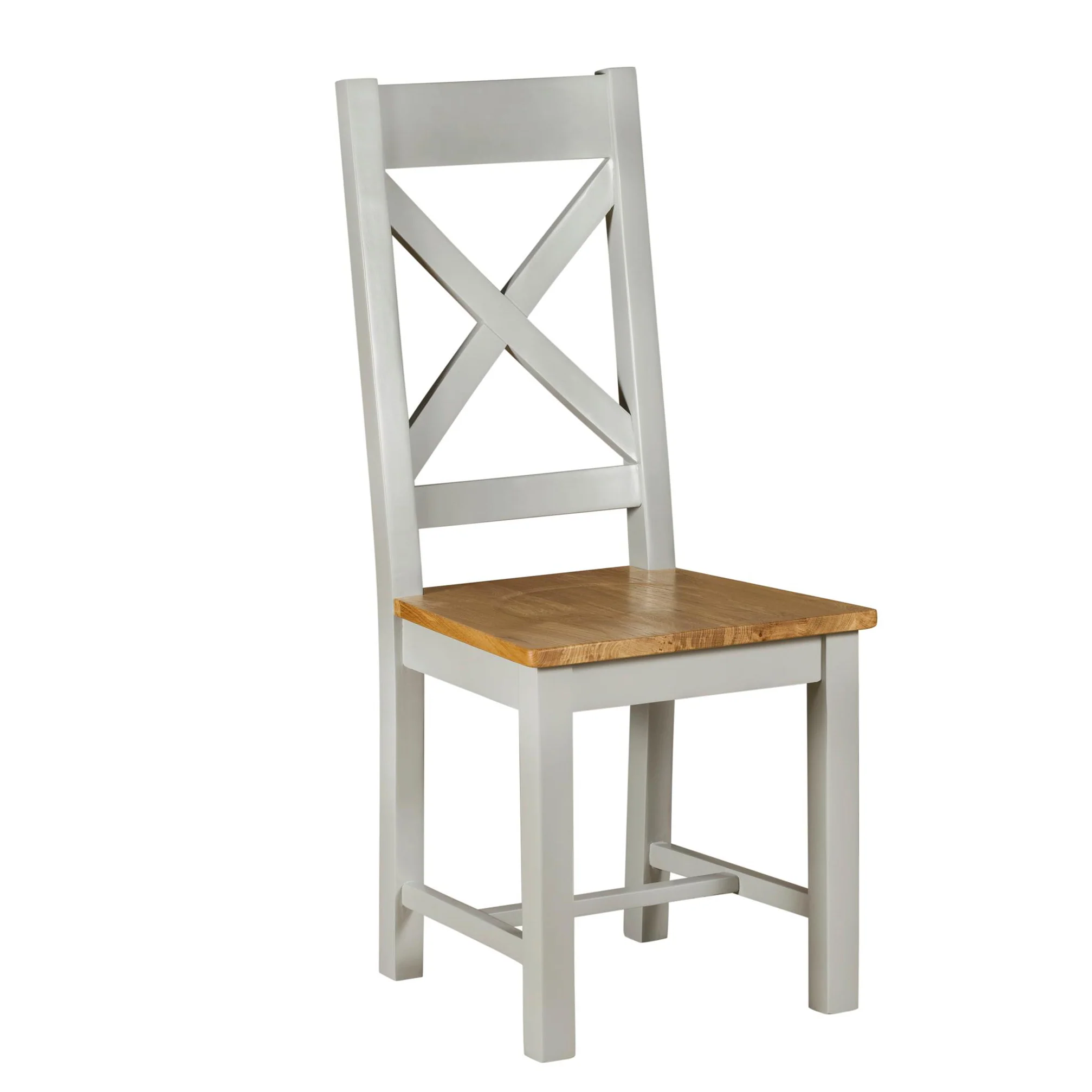 Cambridge Grey Painted Oak Dining Chair - Image 4
