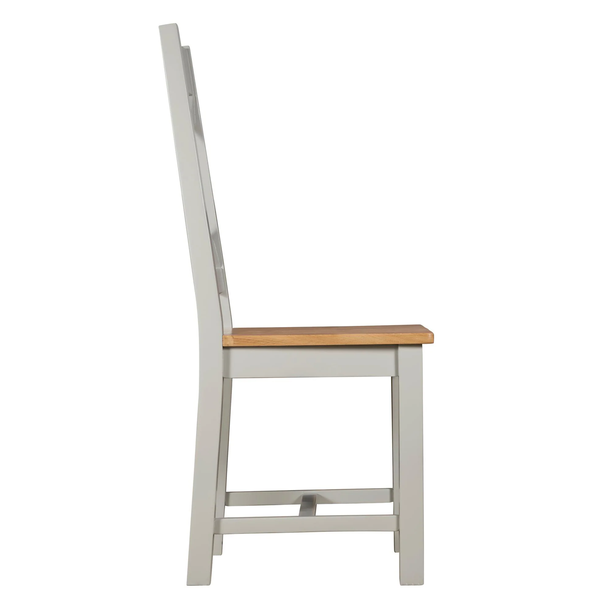 Cambridge Grey Painted Oak Dining Chair - Image 6