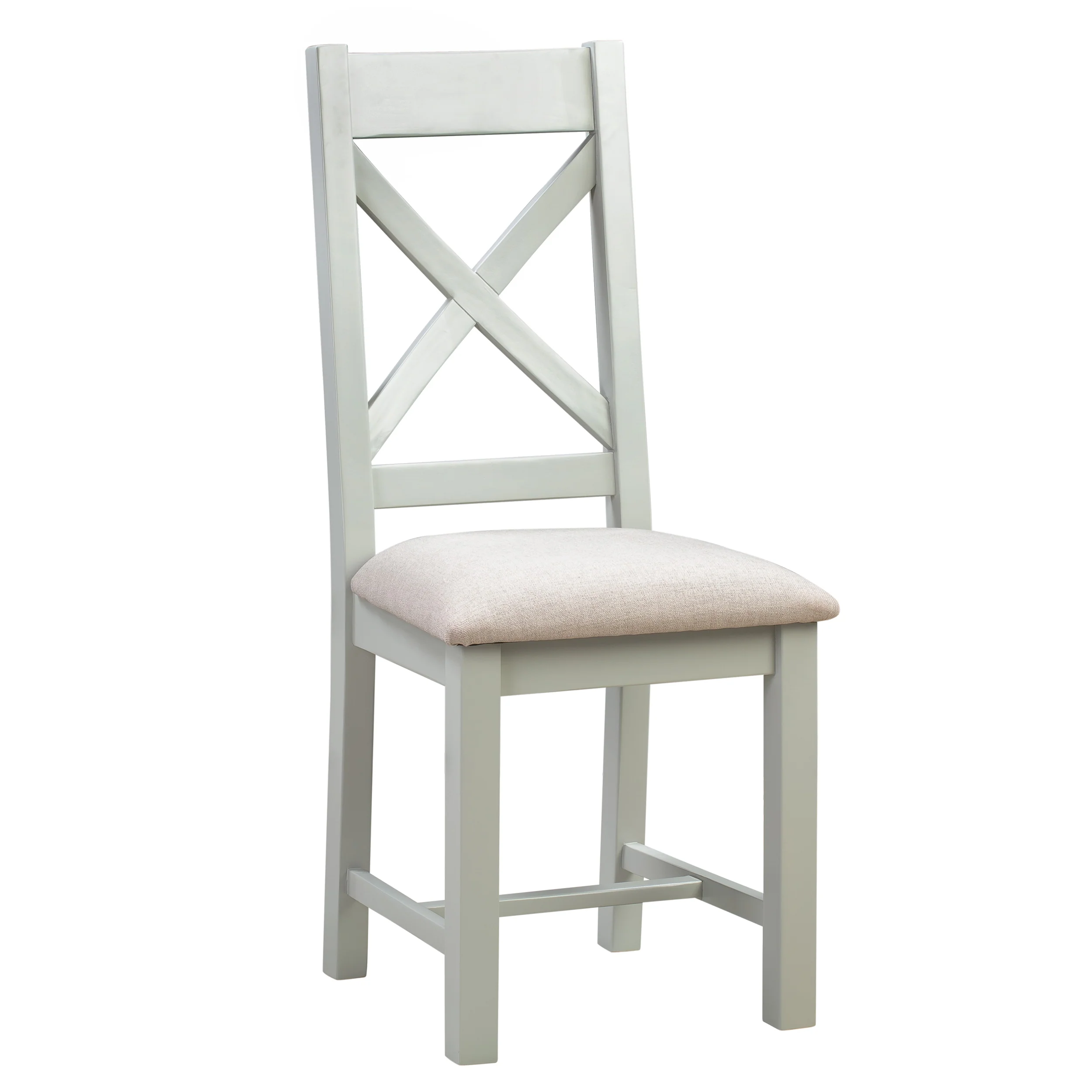Cambridge Grey Painted Oak Dining Chair - Image 6