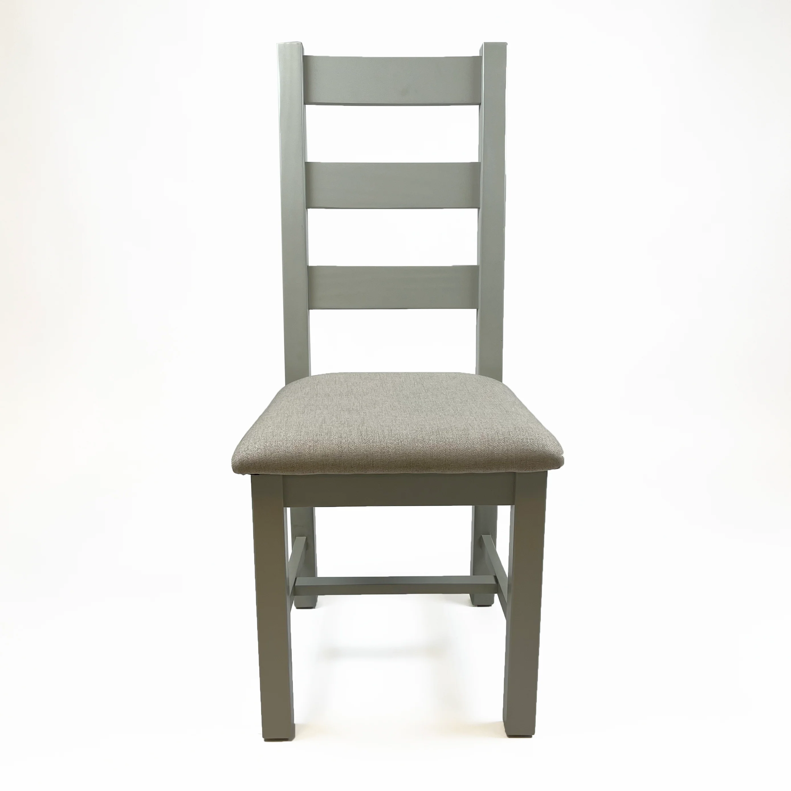 Cambridge Grey Painted Oak Ladder Back Dining Chair - Image 2