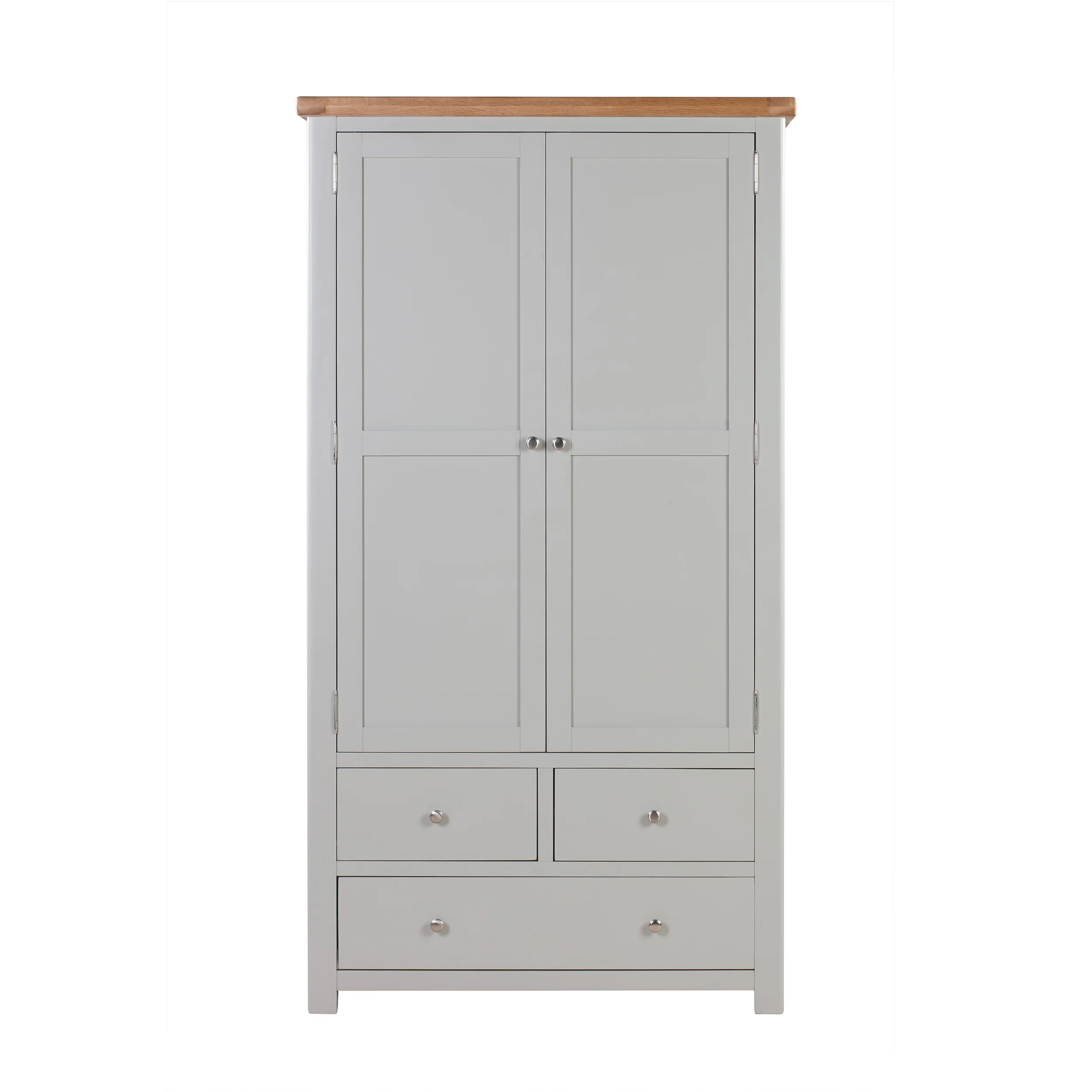 Cambridge Grey Painted Oak Larder Unit - Image 3