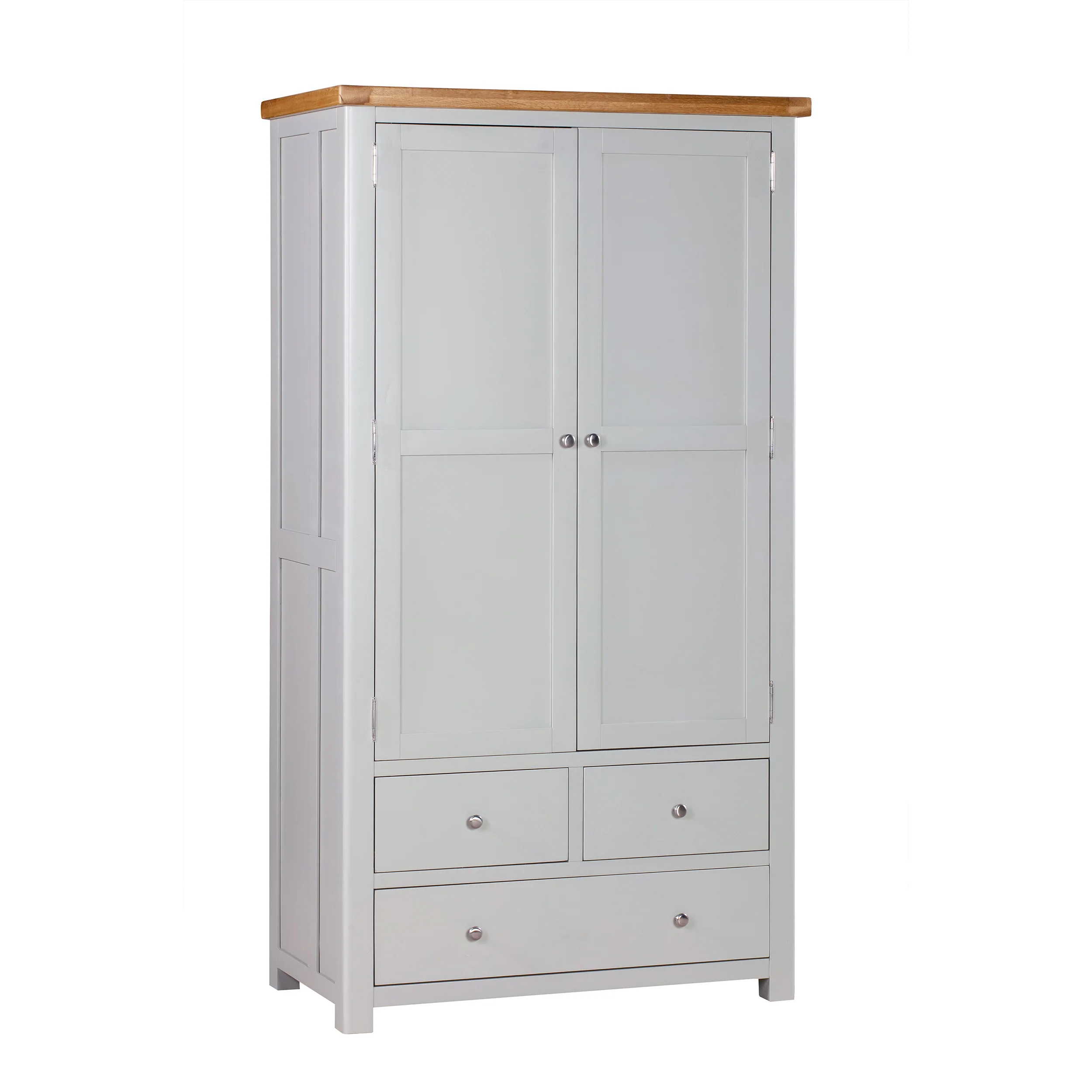 Cambridge Grey Painted Oak Larder Unit - Image 4