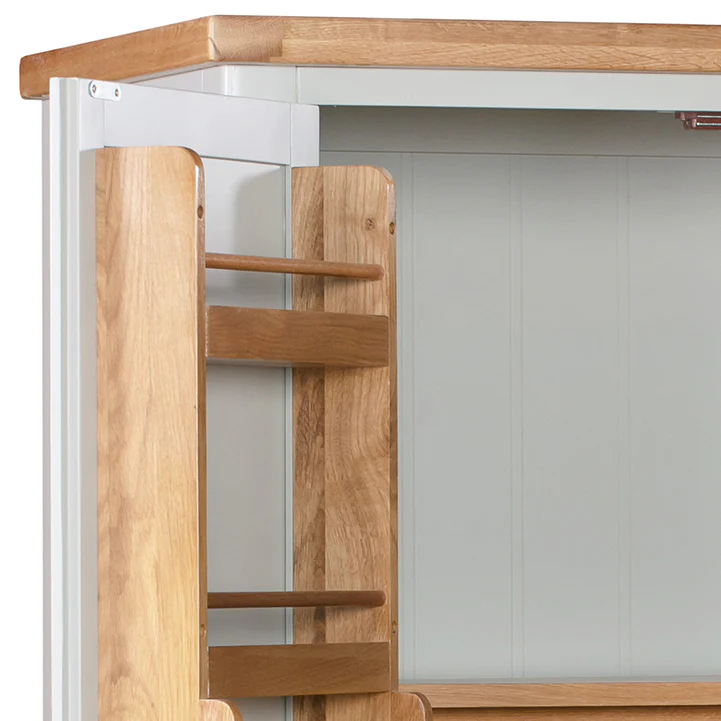 Cambridge Grey Painted Oak Larder Unit - Image 6