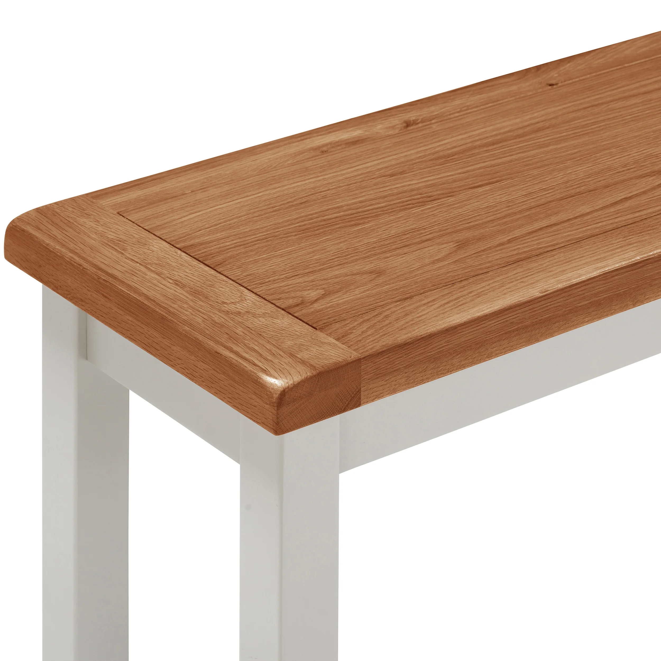Cambridge Grey Painted Oak Large Bench - Image 3