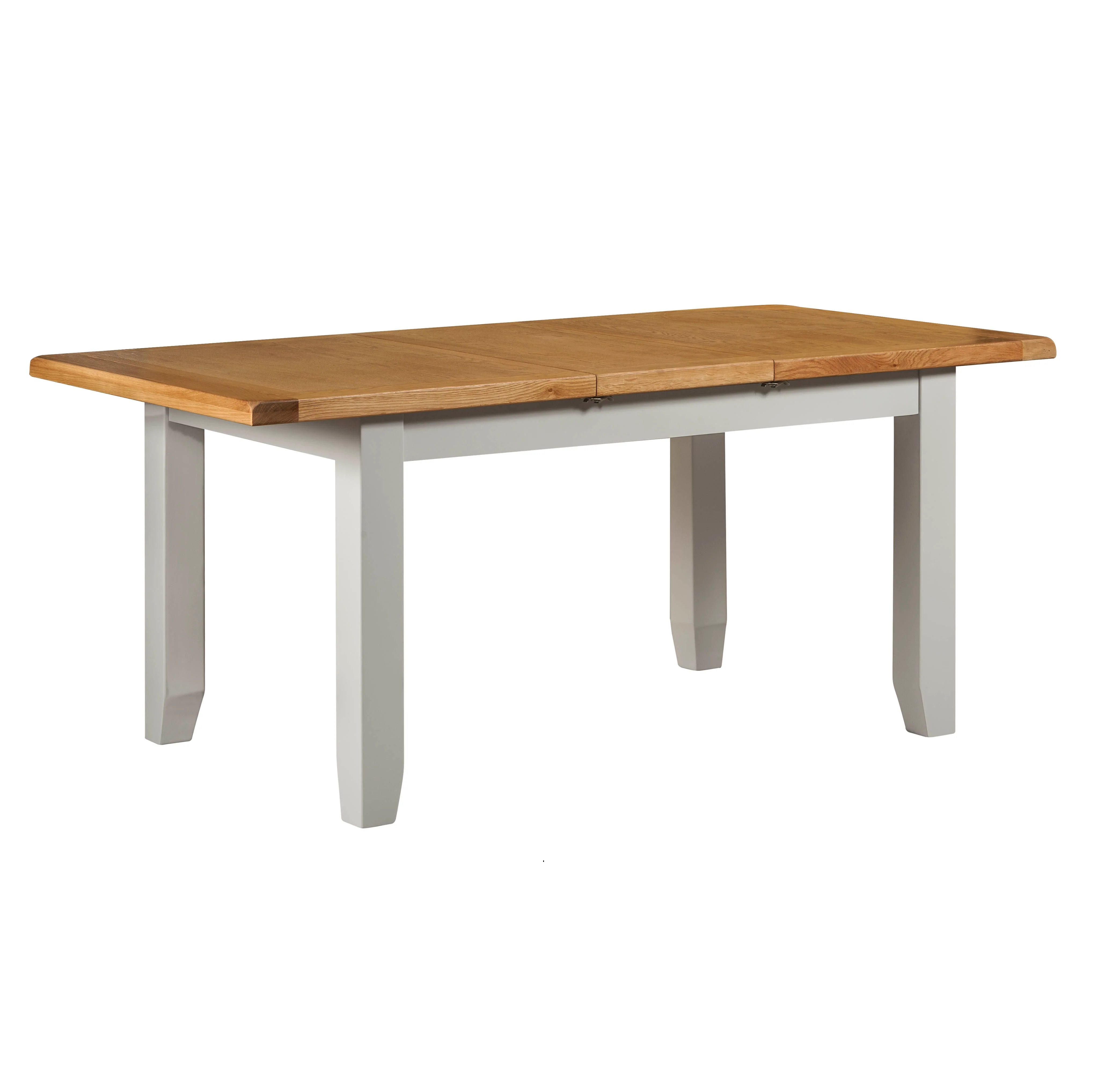Cambridge Grey Painted Oak Large Extending Dining Table (1.8 m-2.3 m) - Image 2