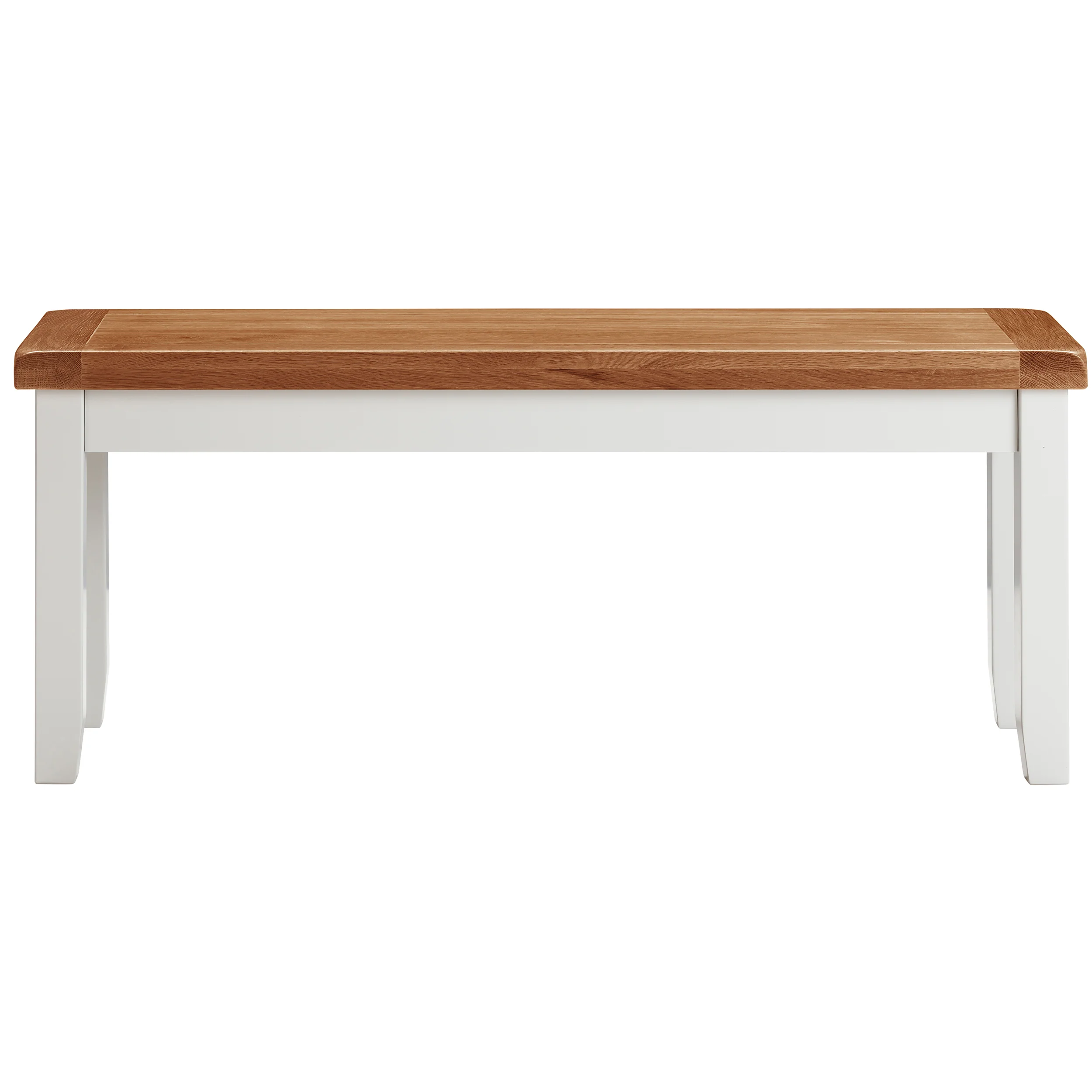 Cambridge Grey Painted Oak Medium Bench - Image 2