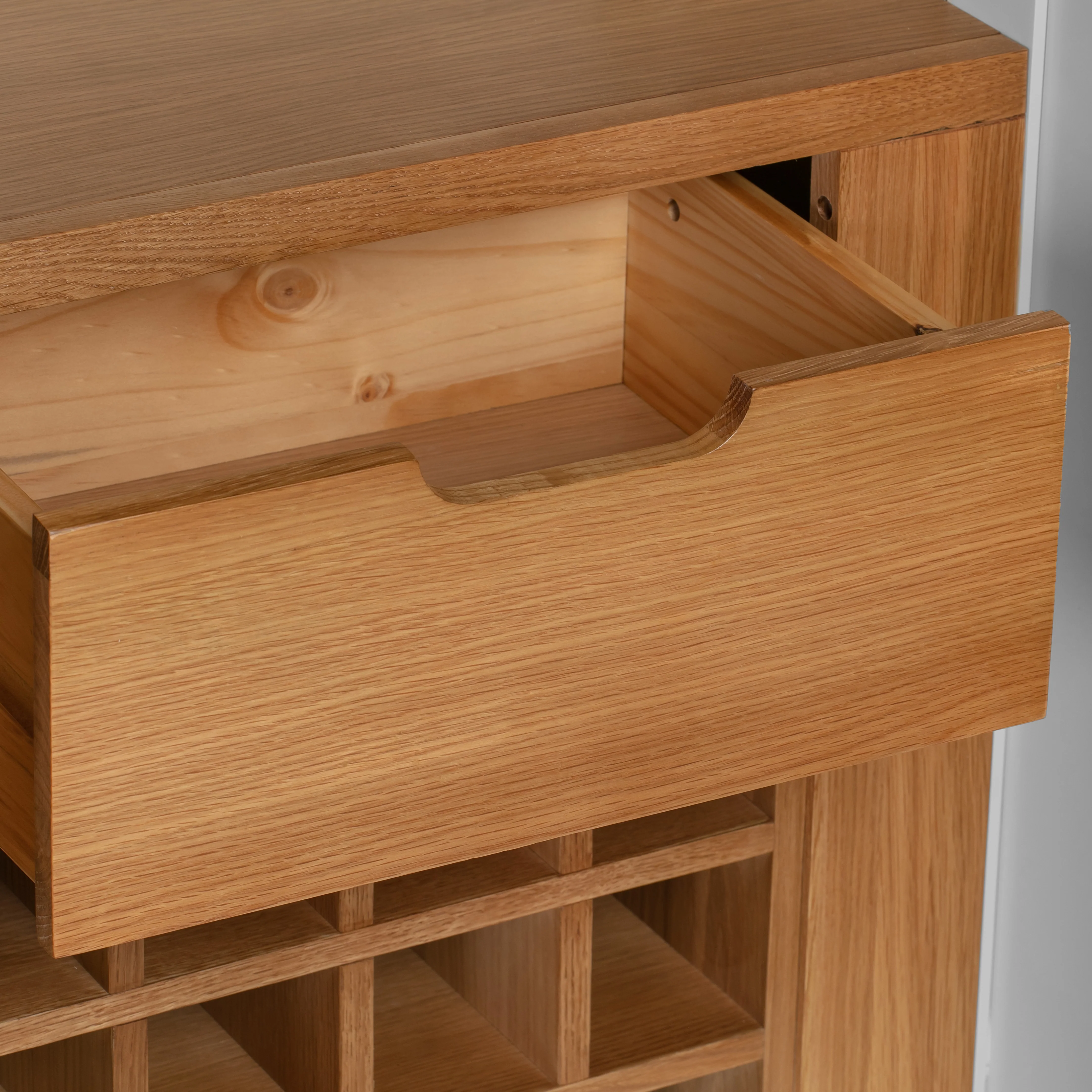 Cambridge Grey Painted Oak Pantry Unit - Image 8