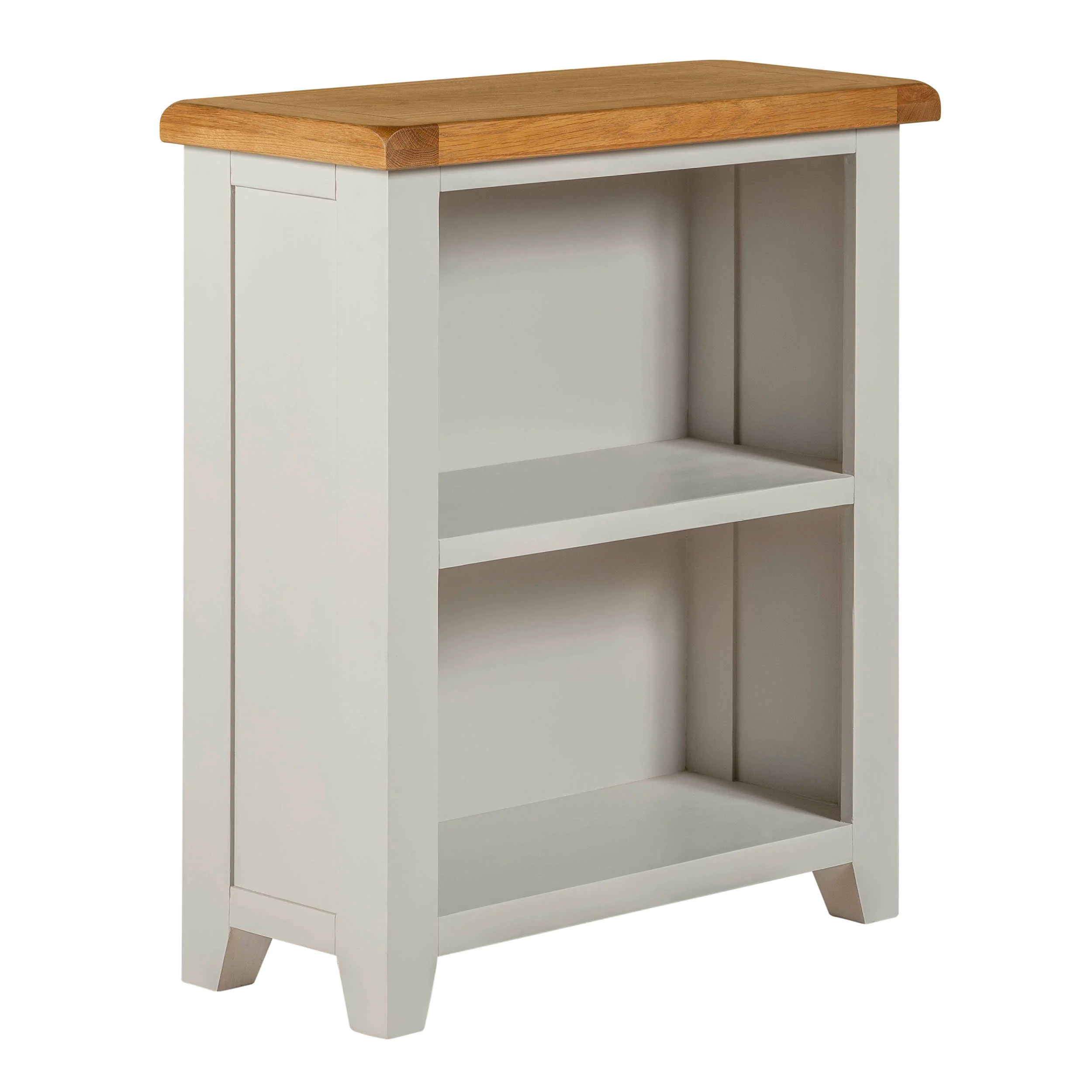 Cambridge Grey Painted Oak Small Bookcase (0.9 m) - Image 3