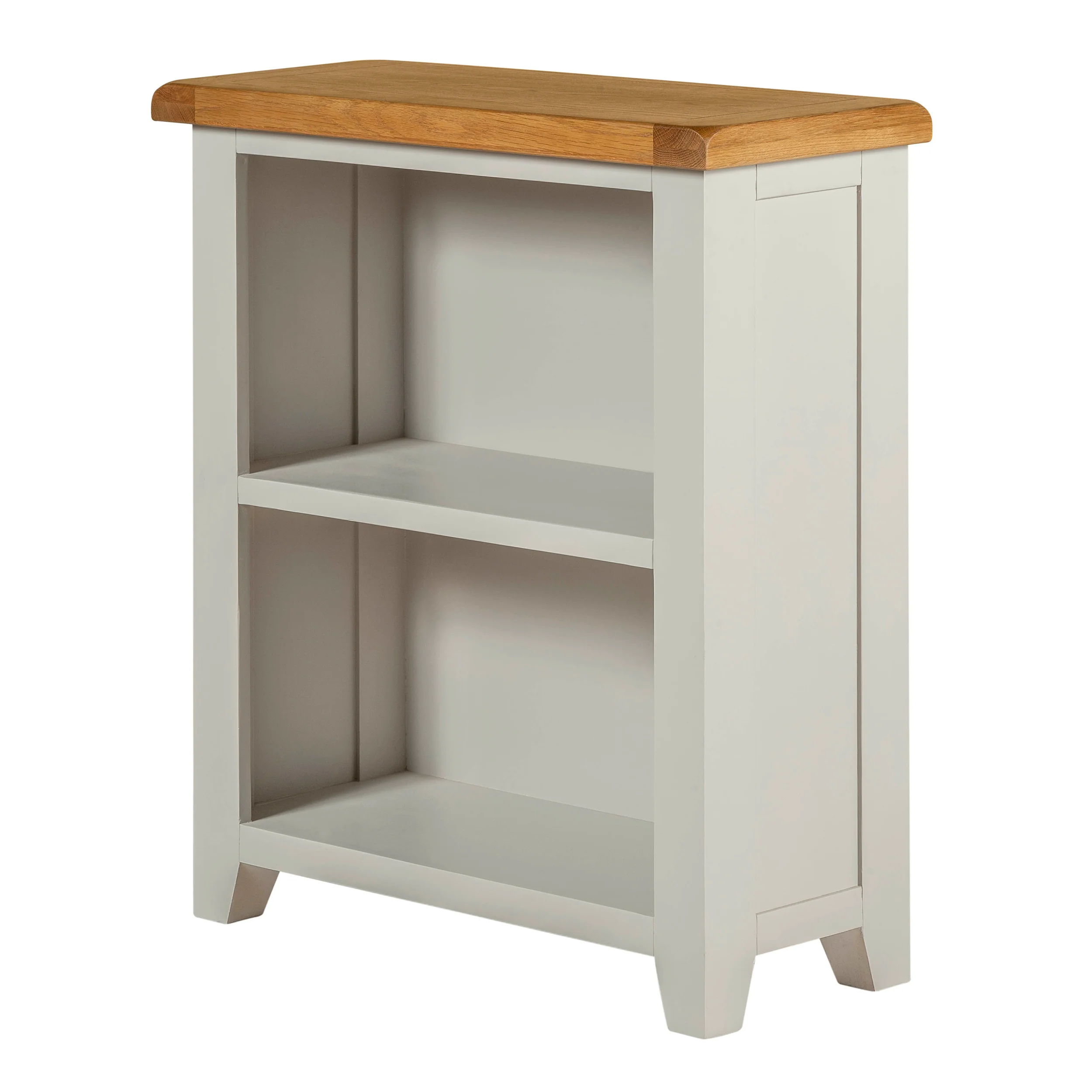 Cambridge Grey Painted Oak Small Bookcase (0.9 m) - Image 4