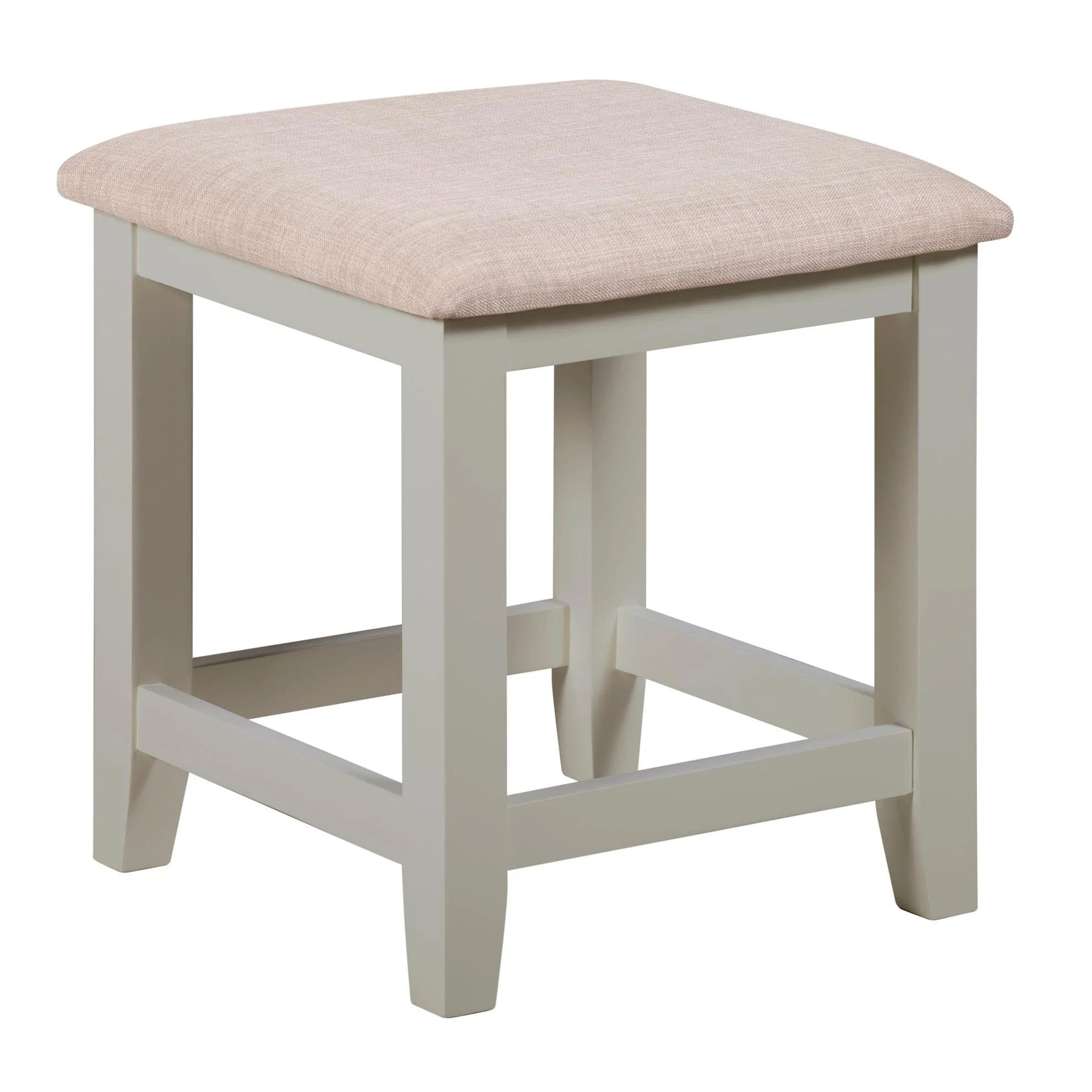 Cambridge Grey Painted Oak Stool - Image 3