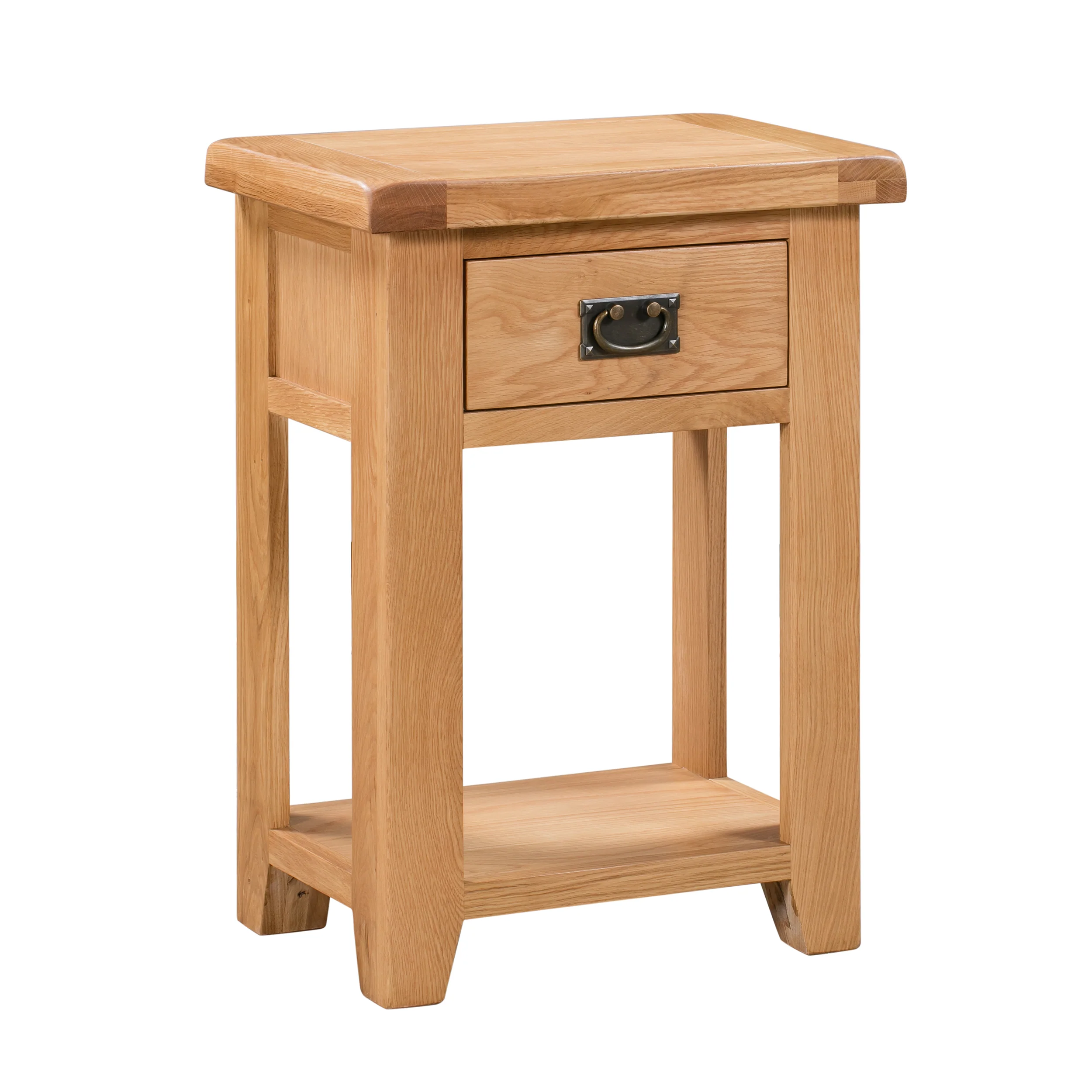 Cambridge Oak 1 Drawer Console Table - Image 3