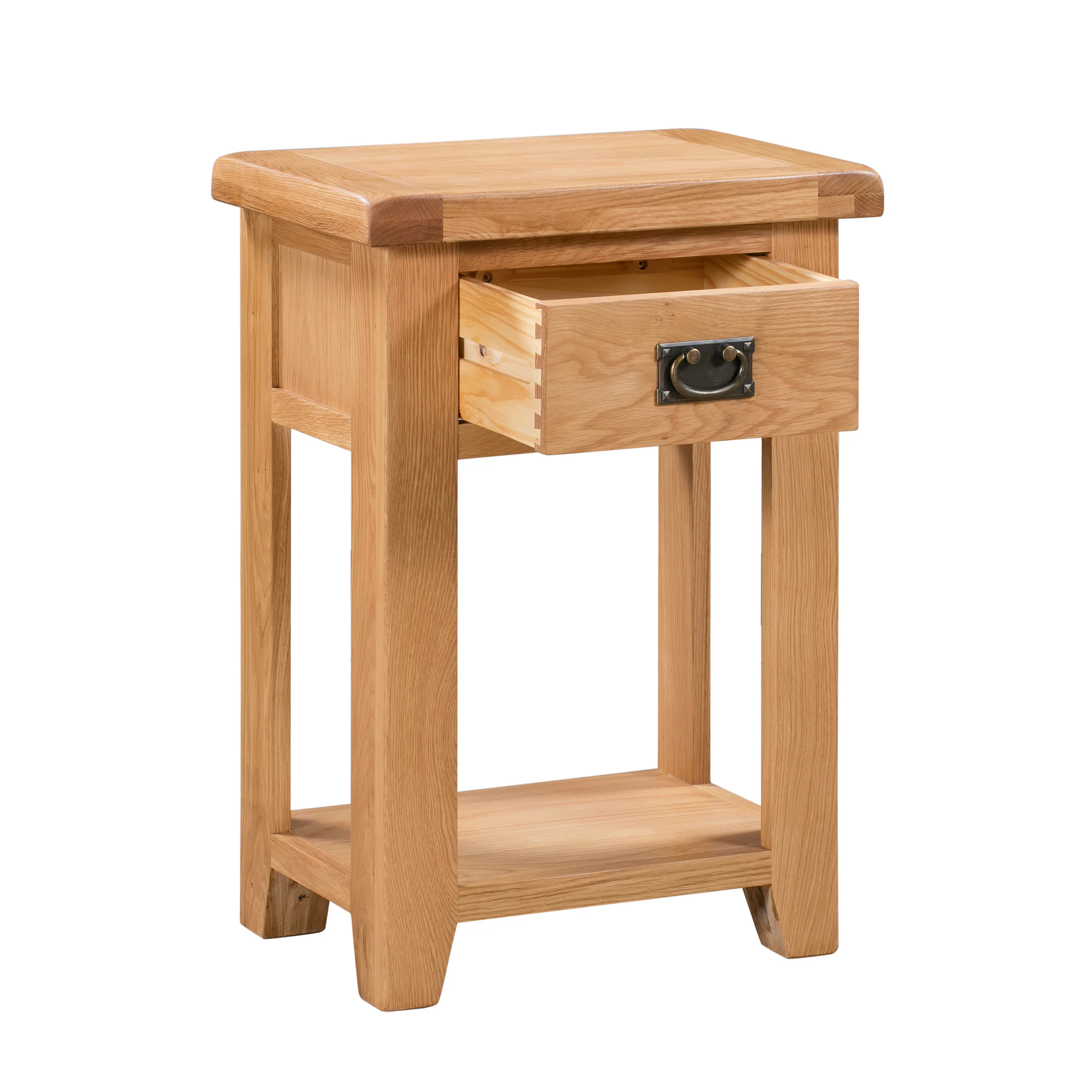 Cambridge Oak 1 Drawer Console Table - Image 4