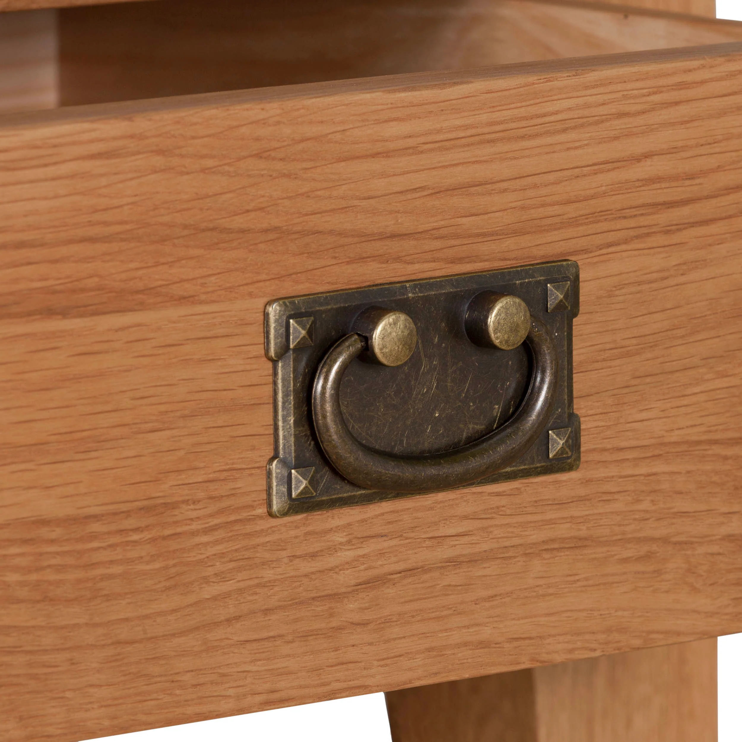 Cambridge Oak 1 Drawer Lamp Table - Image 8
