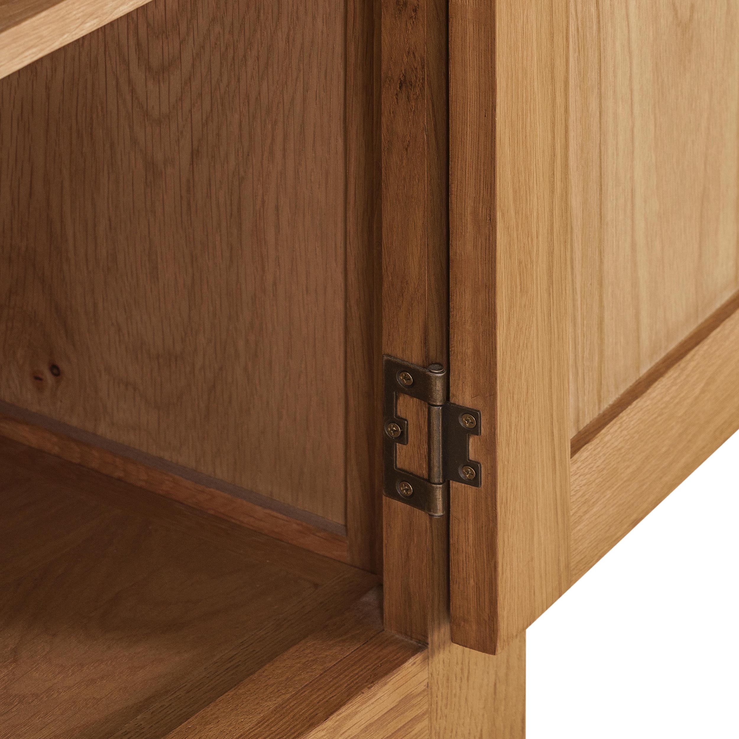 Cambridge Oak 3 Door Full Hanging Wardrobe - Image 9