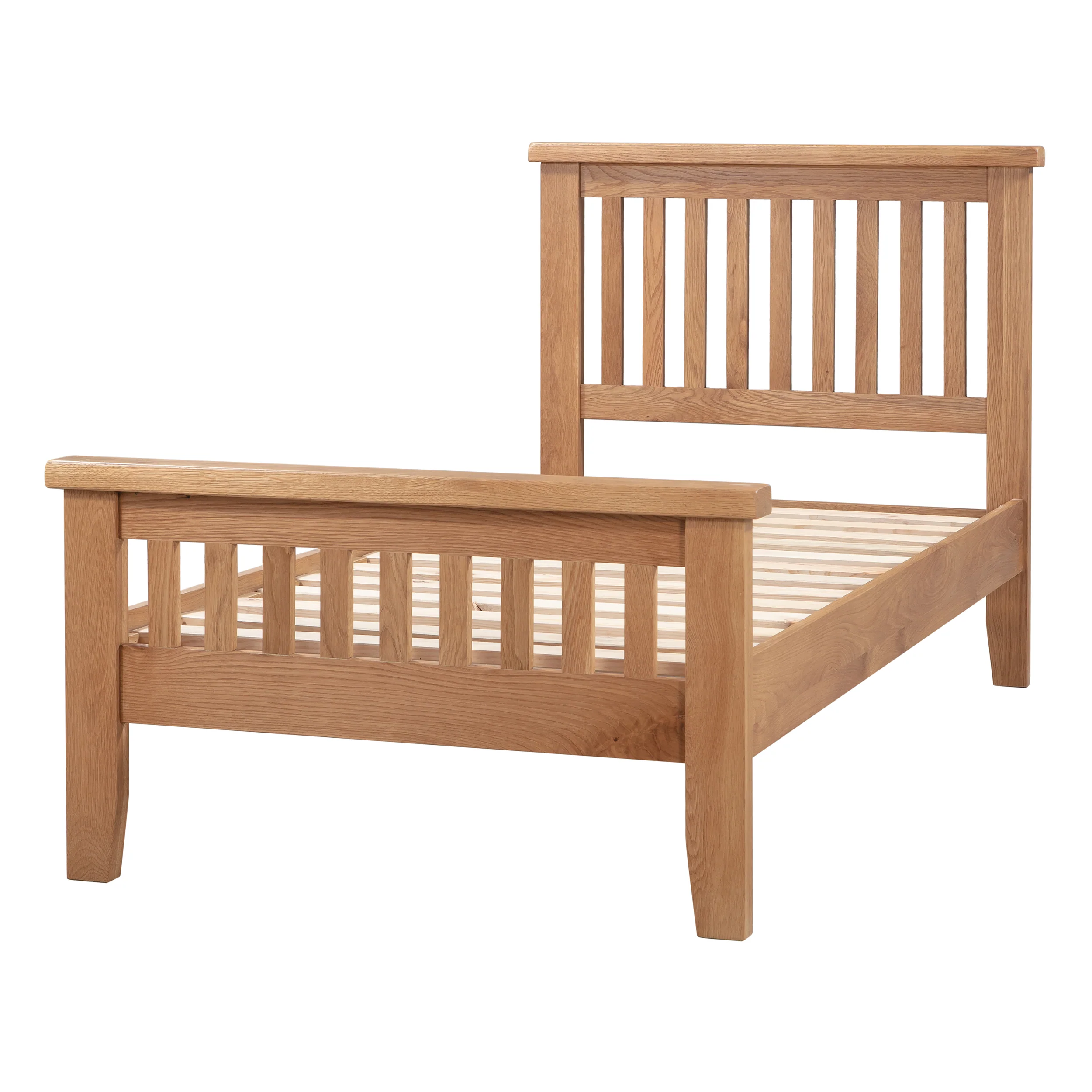 Cambridge Oak 3ft Single Bed - Image 3