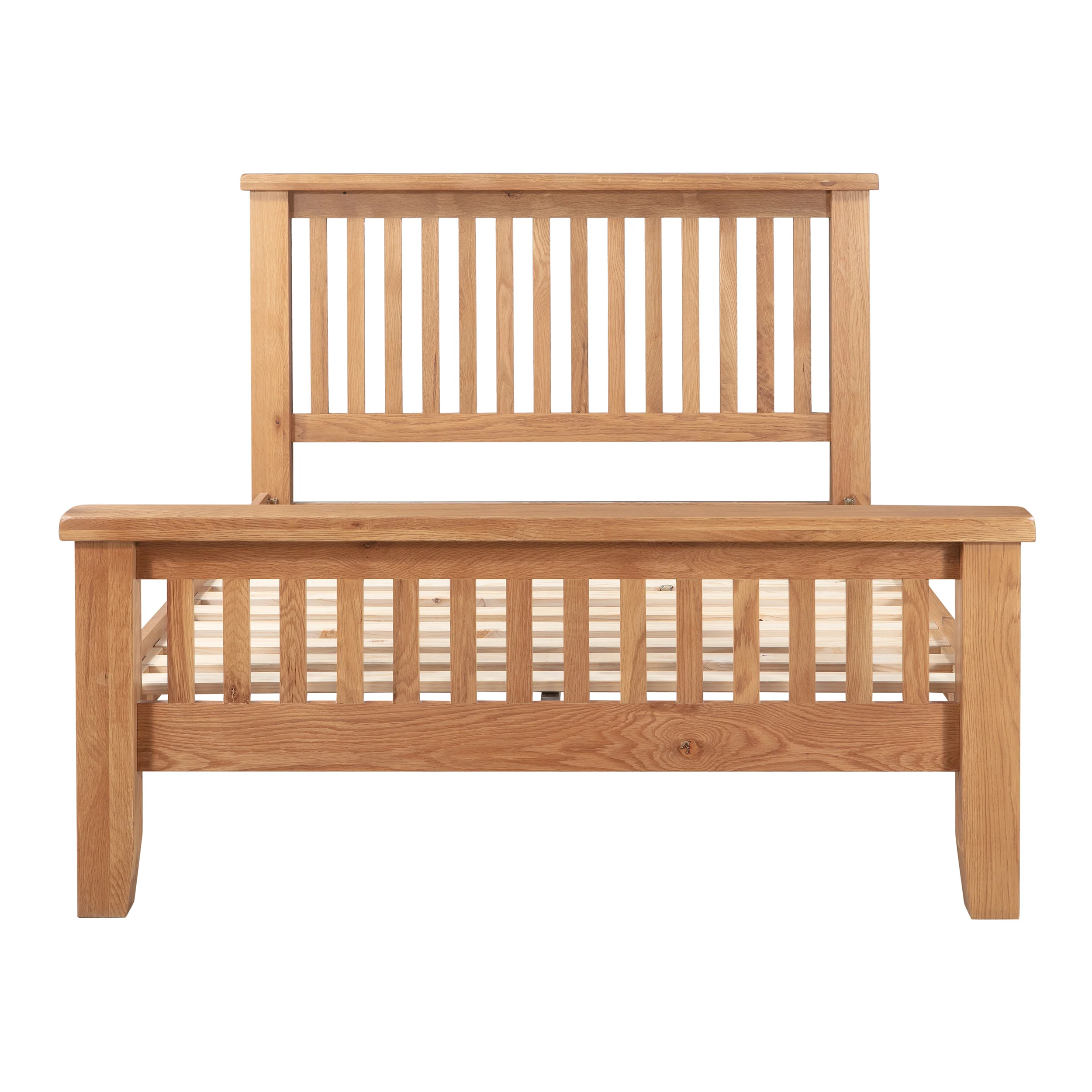 Cambridge Oak 4ft 6' Double Bed - Image 2