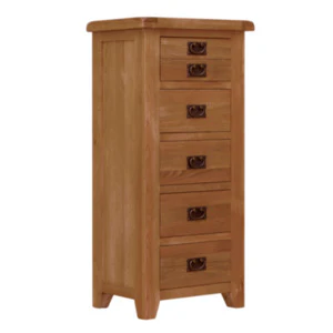 Cambridge Oak 5 Drawer Chest - Image 4