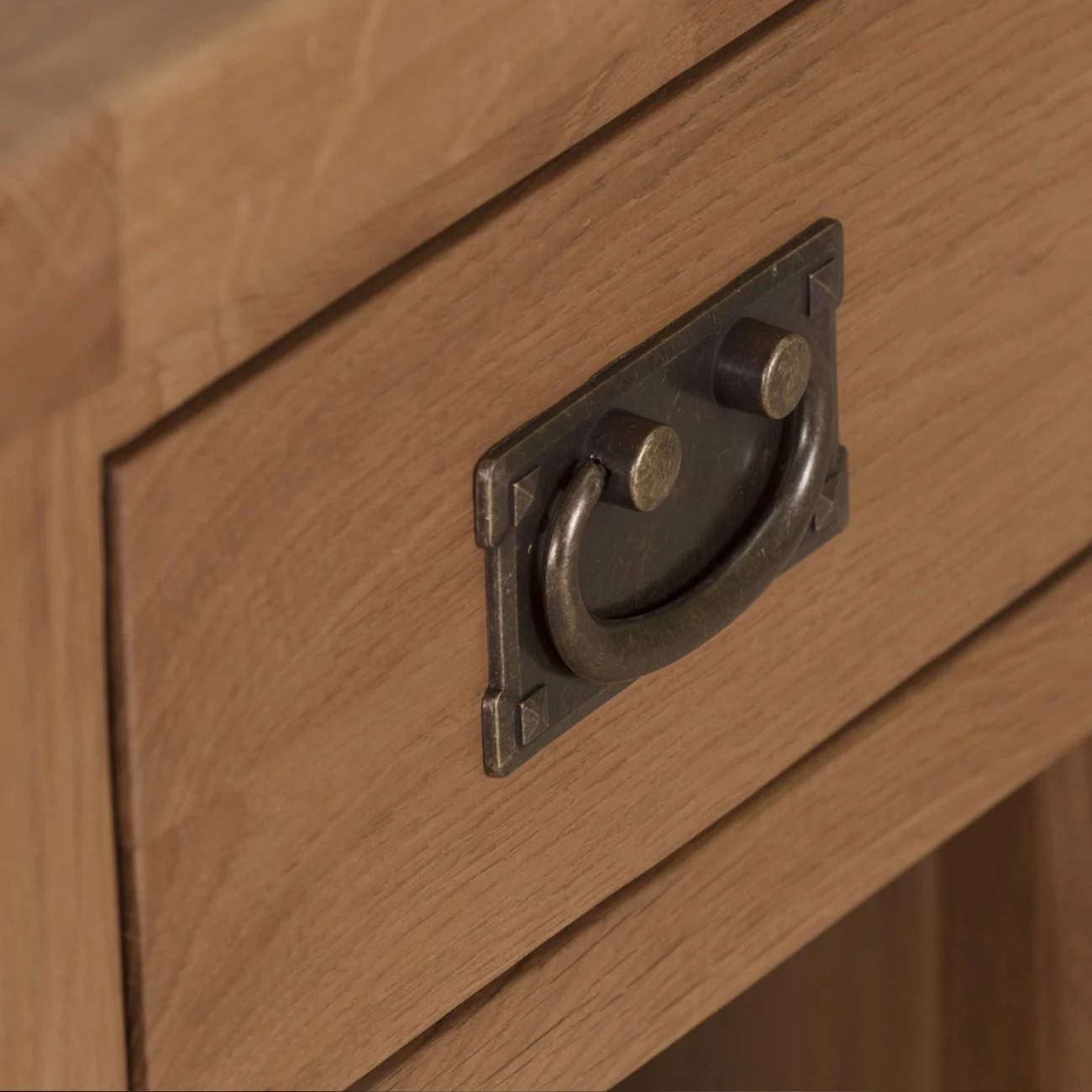 Cambridge Oak Coffee Table with Drawers - Image 7