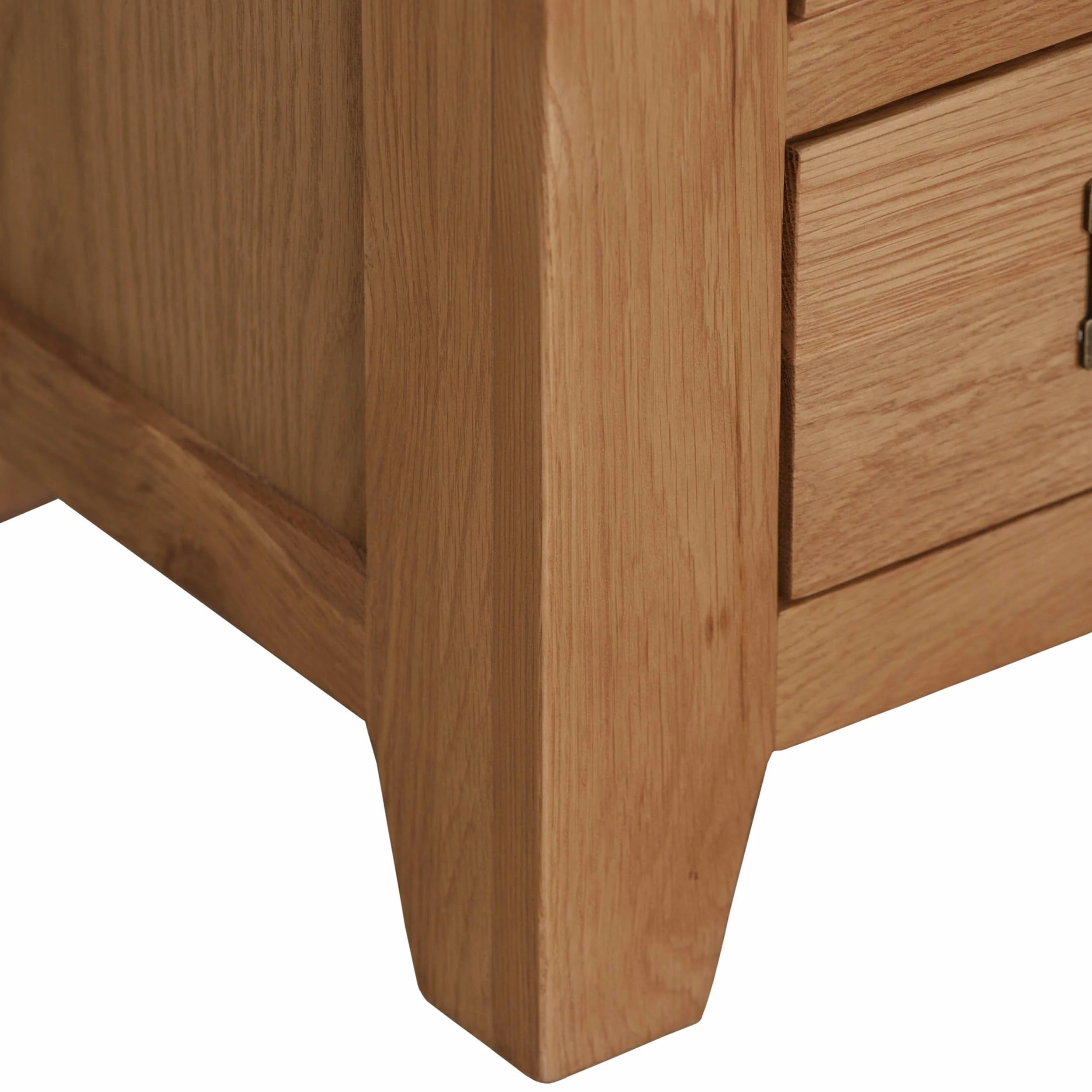Cambridge Oak Coffee Table with Drawers - Image 9