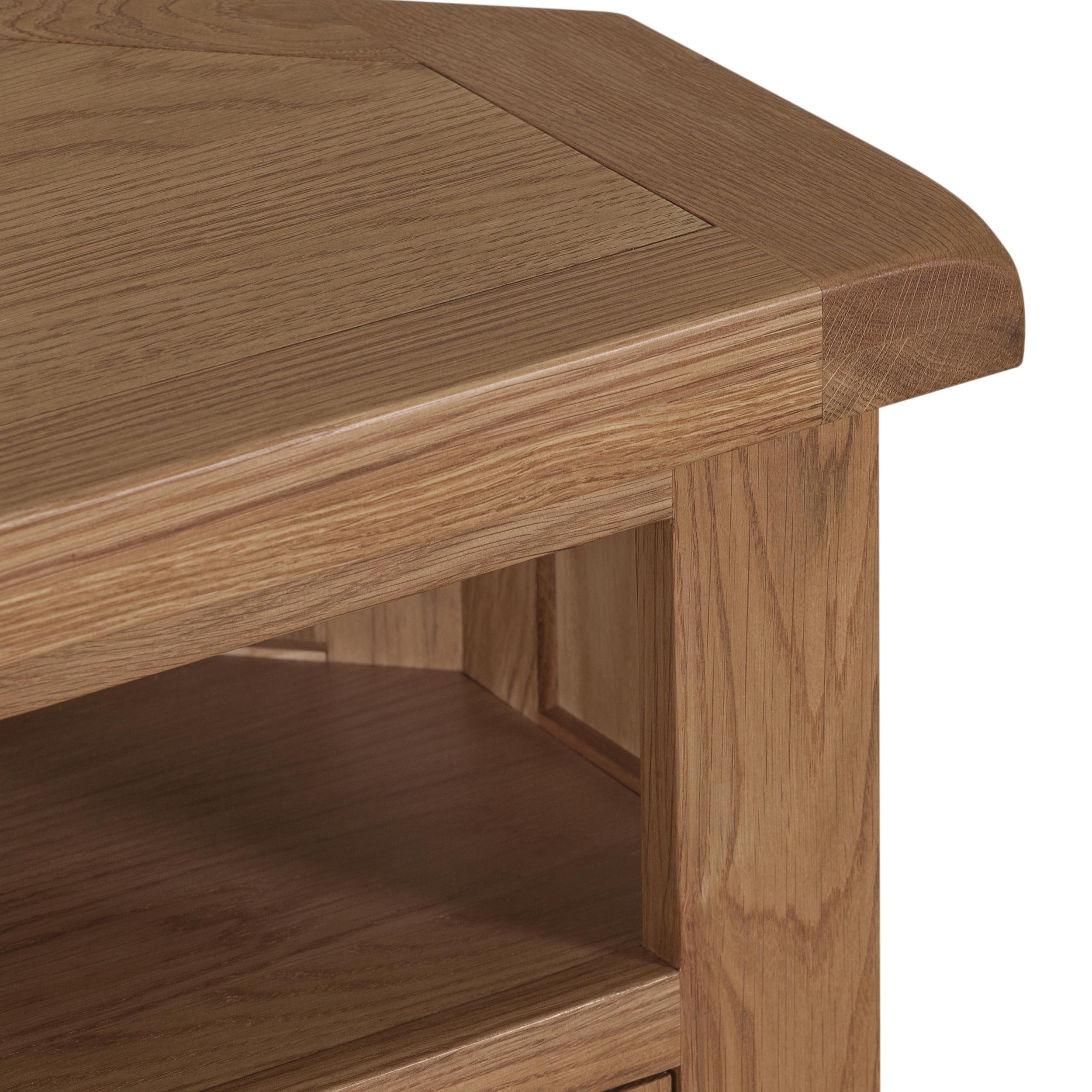 Cambridge Oak Corner TV Unit - Image 6