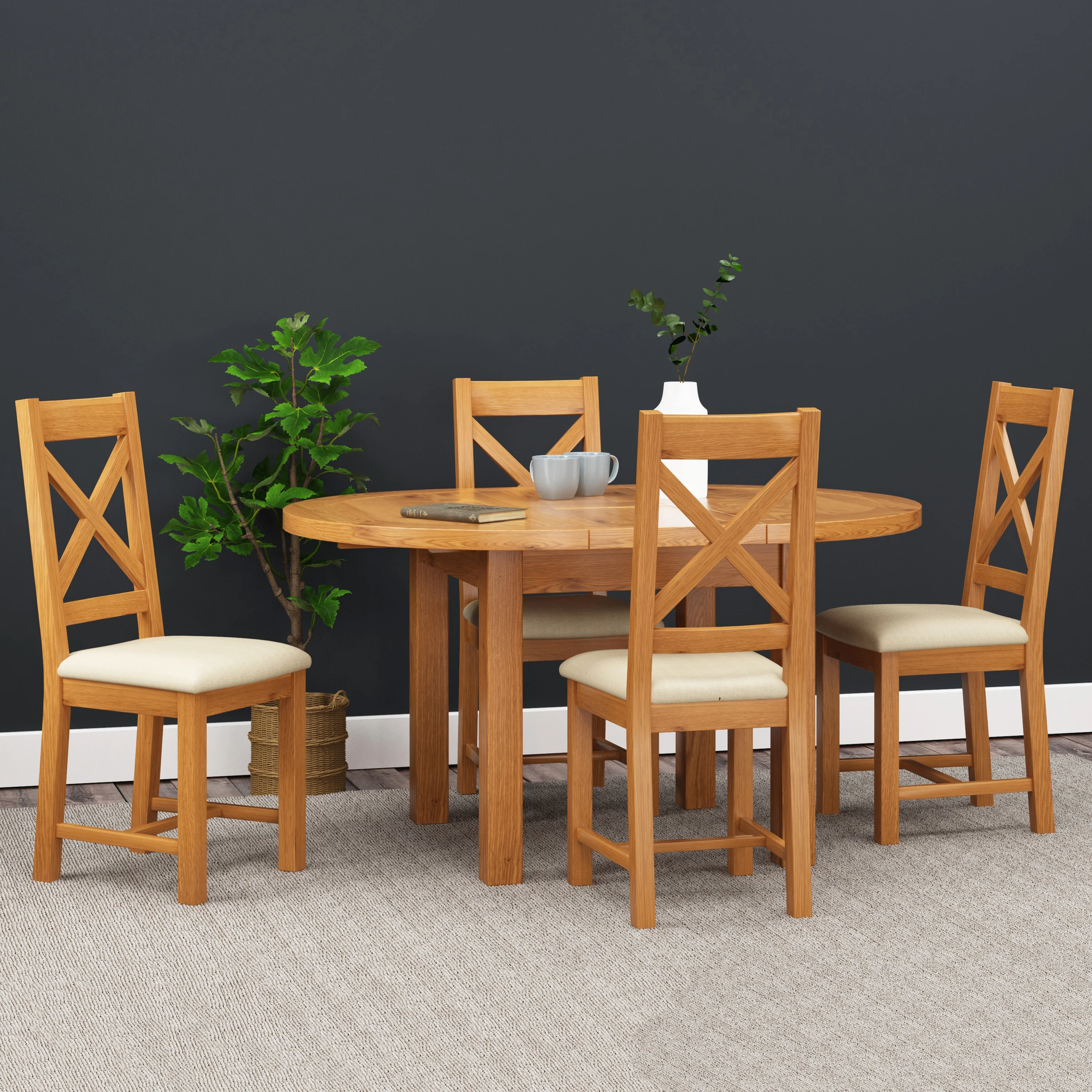 Cambridge Oak Dining Chair - Image 8