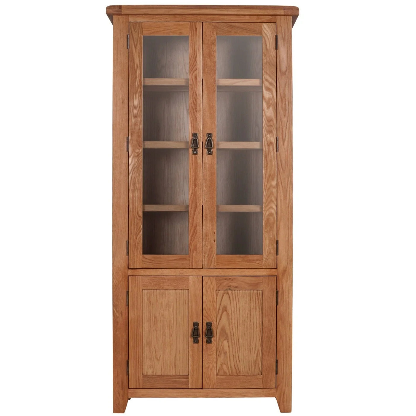 Cambridge Oak Display Cabinet - Image 3