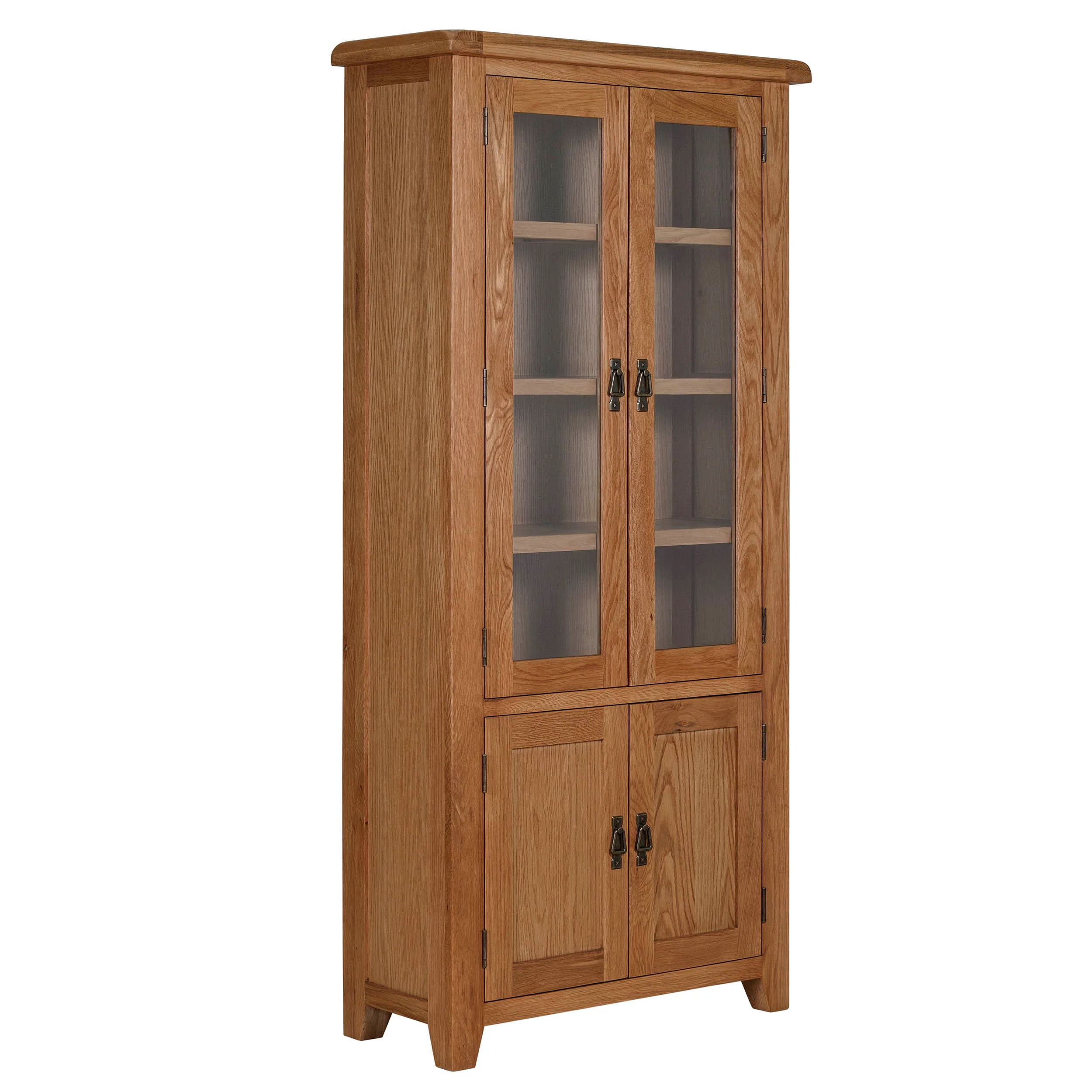 Cambridge Oak Display Cabinet - Image 5