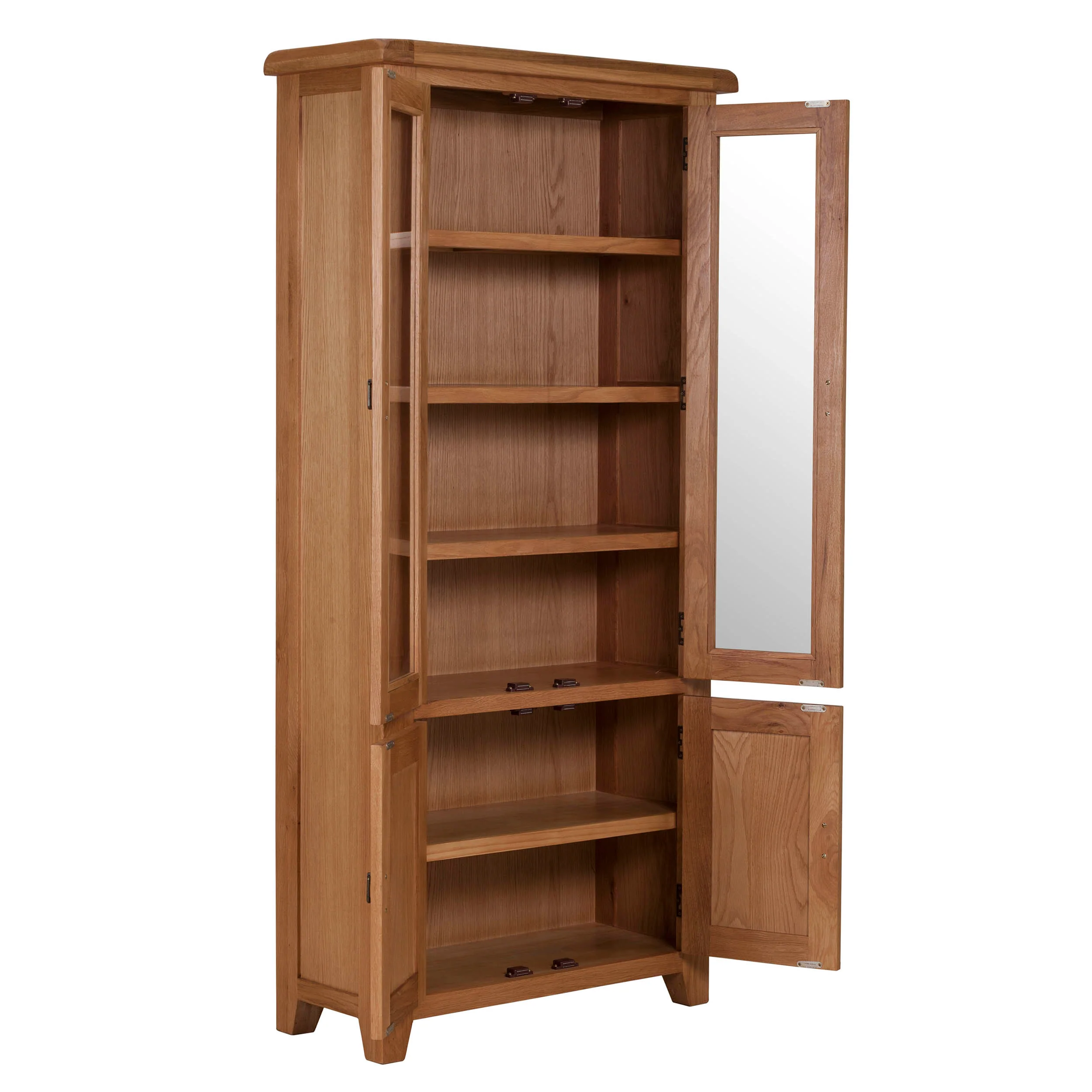 Cambridge Oak Display Cabinet - Image 6