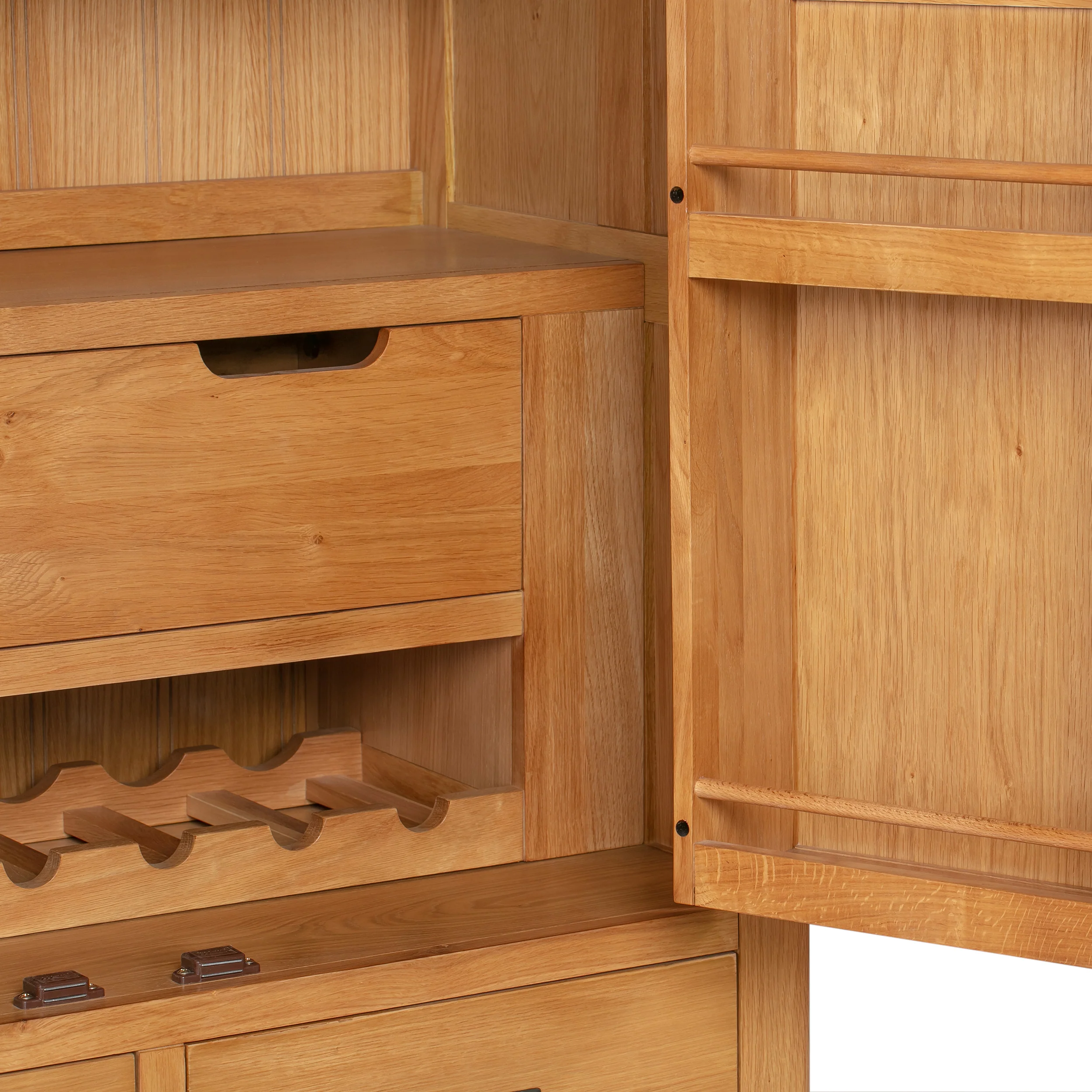 Cambridge Oak Larder Unit - Image 7