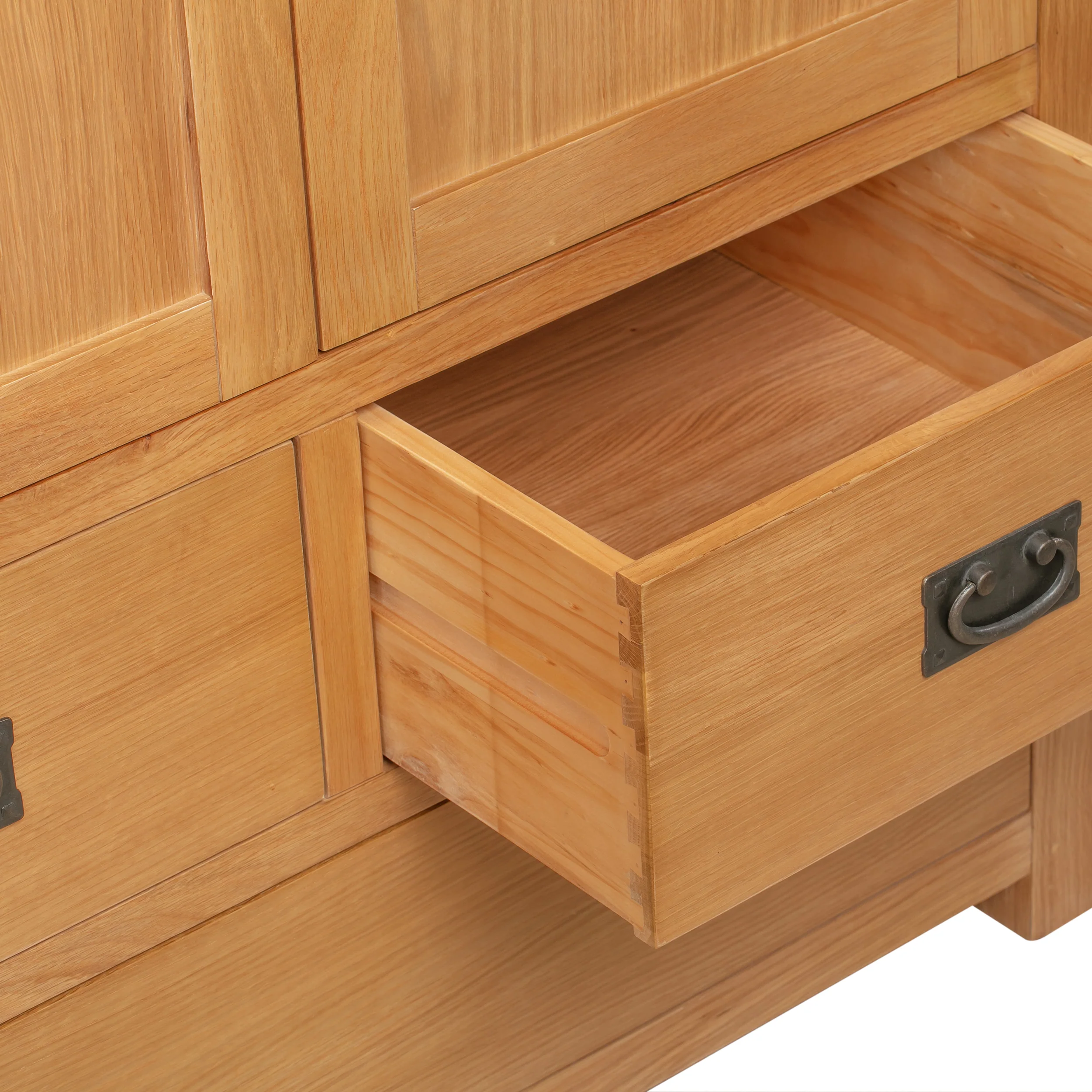 Cambridge Oak Larder Unit - Image 8