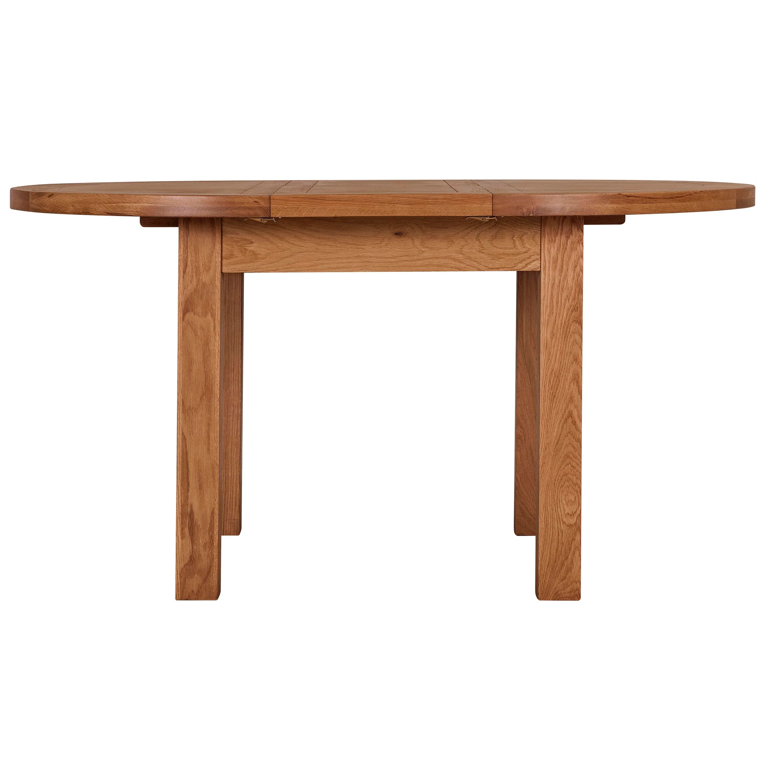 Cambridge Oak Round Extending Dining Table (1.1 m-1.5 m) - Image 5