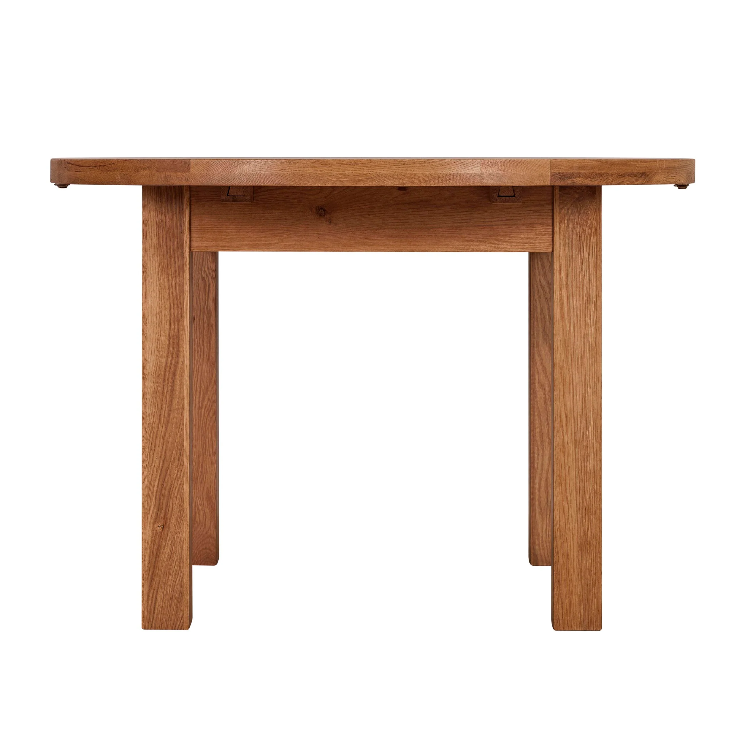 Cambridge Oak Round Extending Dining Table (1.1 m-1.5 m) - Image 7