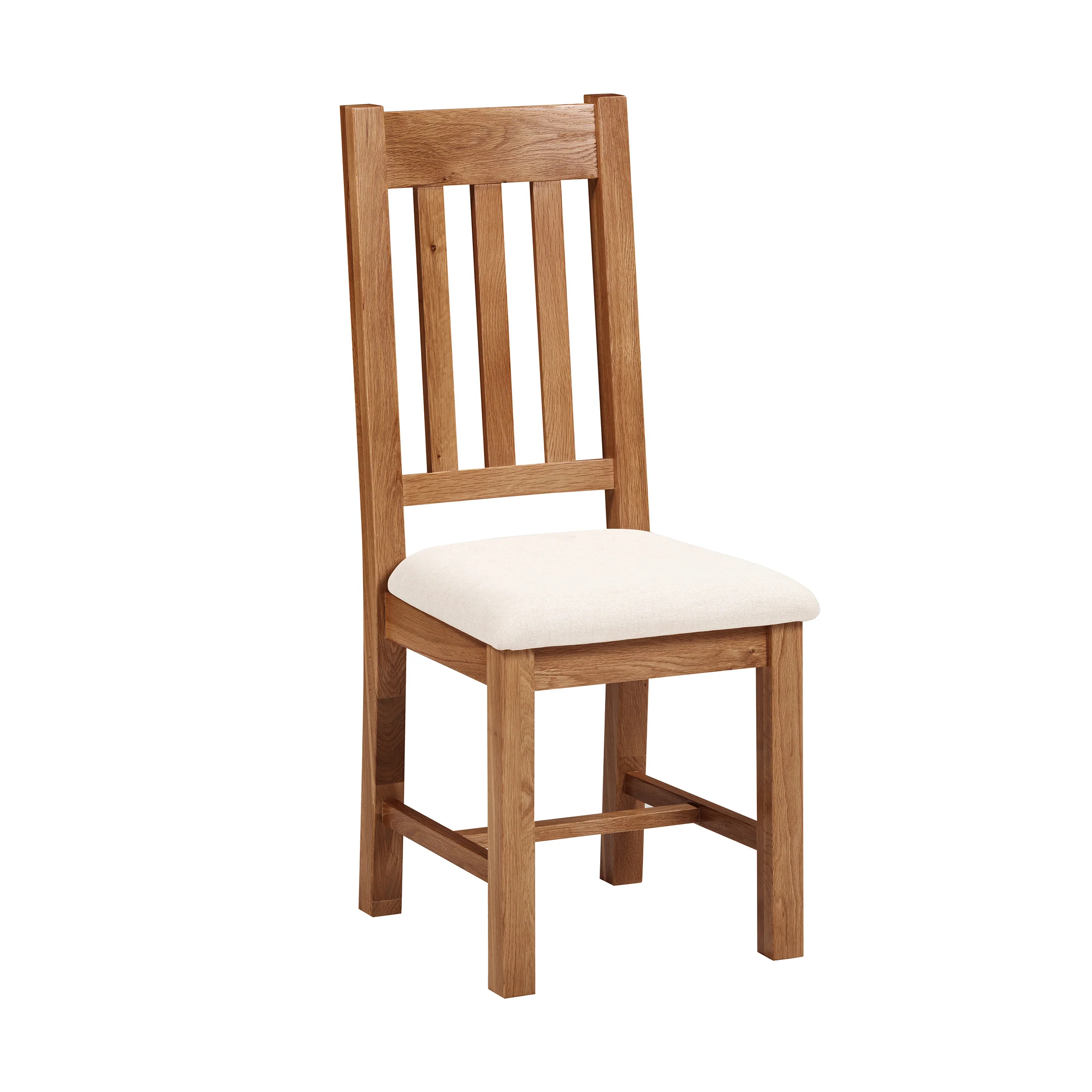 Cambridge Oak Slat Back Dining Chair - Image 3